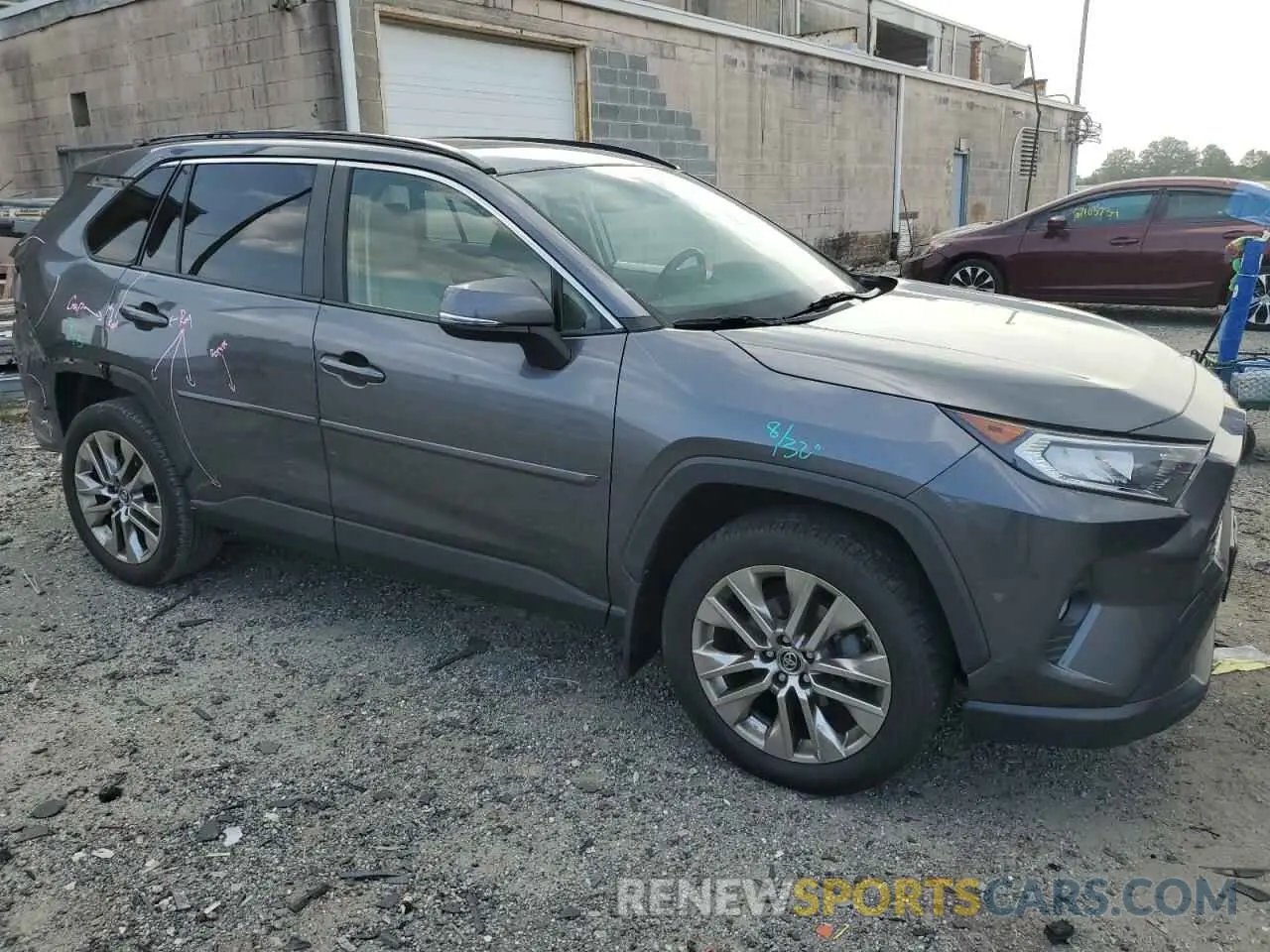 4 Фотография поврежденного автомобиля JTMA1RFVXKD506441 TOYOTA RAV4 2019