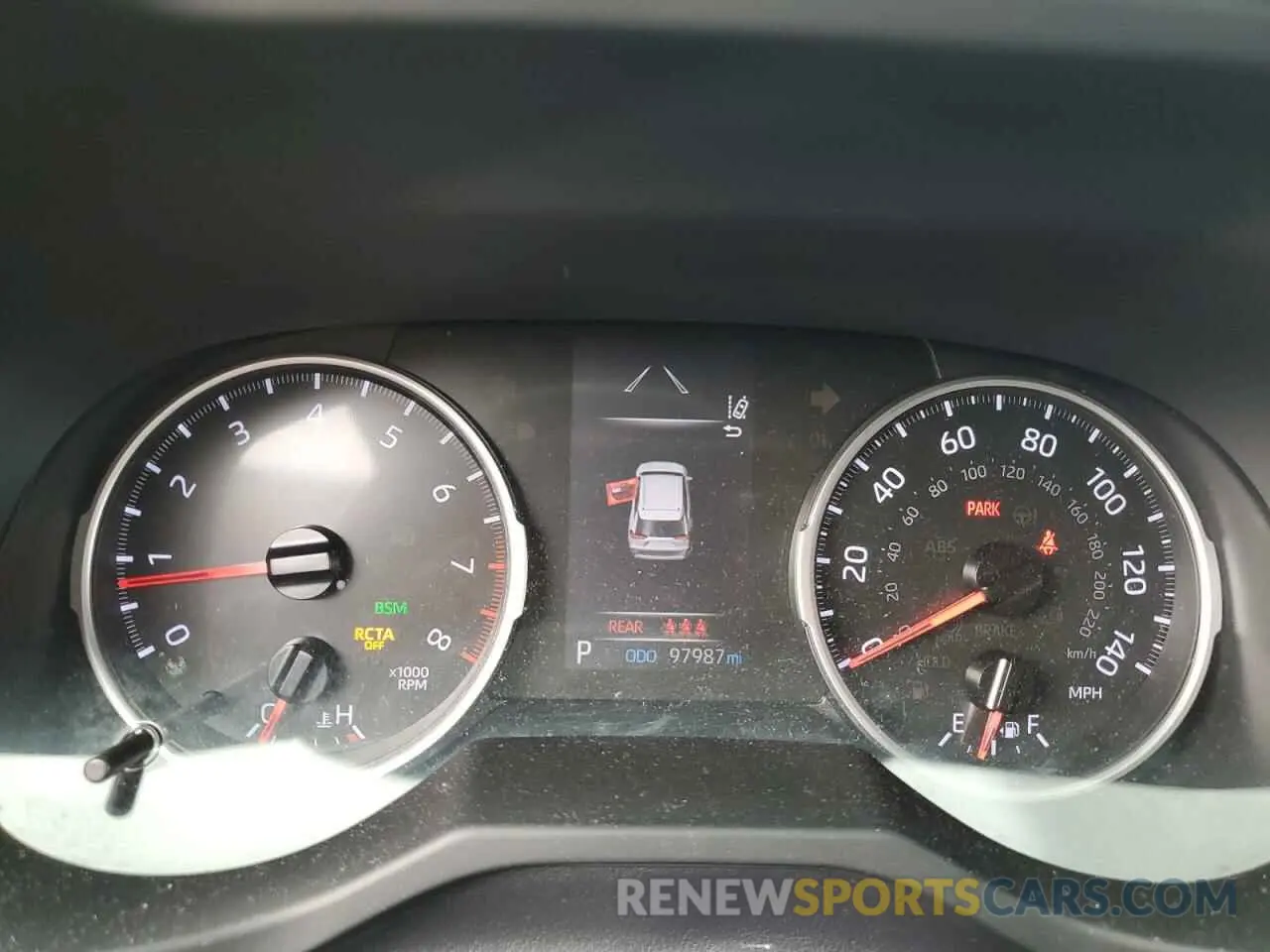 9 Фотография поврежденного автомобиля JTMA1RFVXKD506441 TOYOTA RAV4 2019