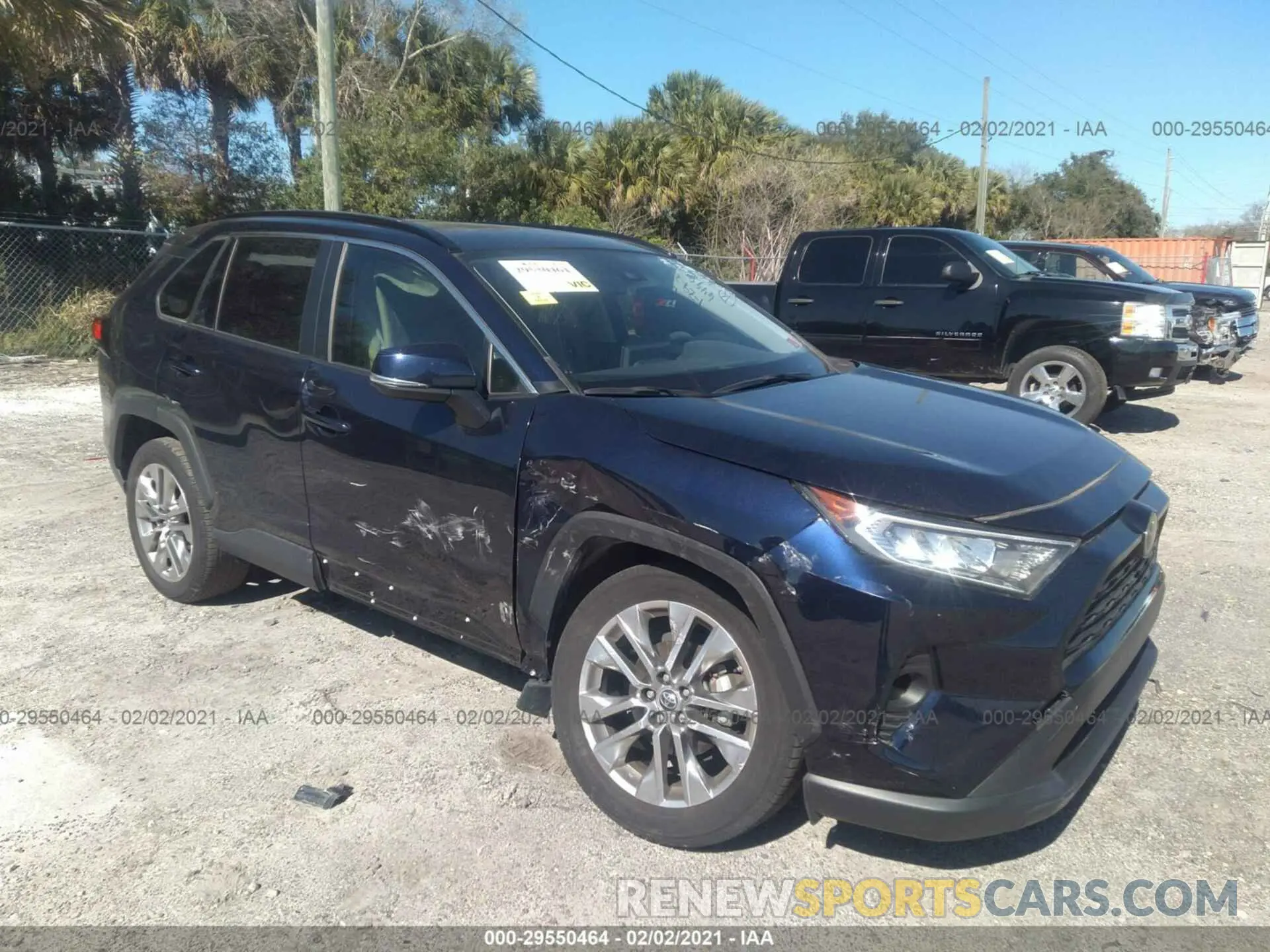 1 Photograph of a damaged car JTMC1RFV0KD007964 TOYOTA RAV4 2019