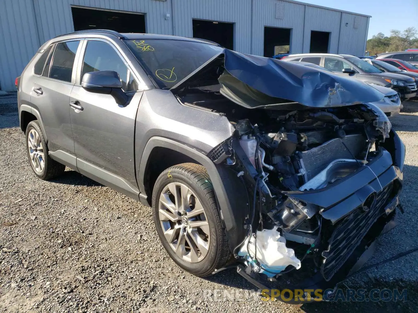 1 Photograph of a damaged car JTMC1RFV1KD009948 TOYOTA RAV4 2019