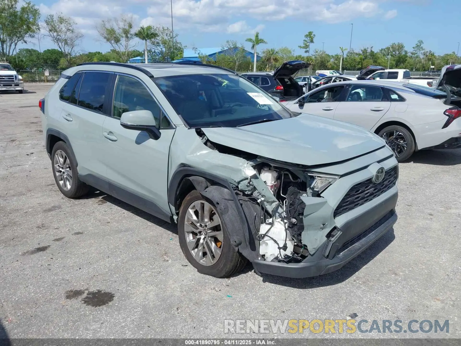 1 Фотография поврежденного автомобиля JTMC1RFV5KD014585 TOYOTA RAV4 2019