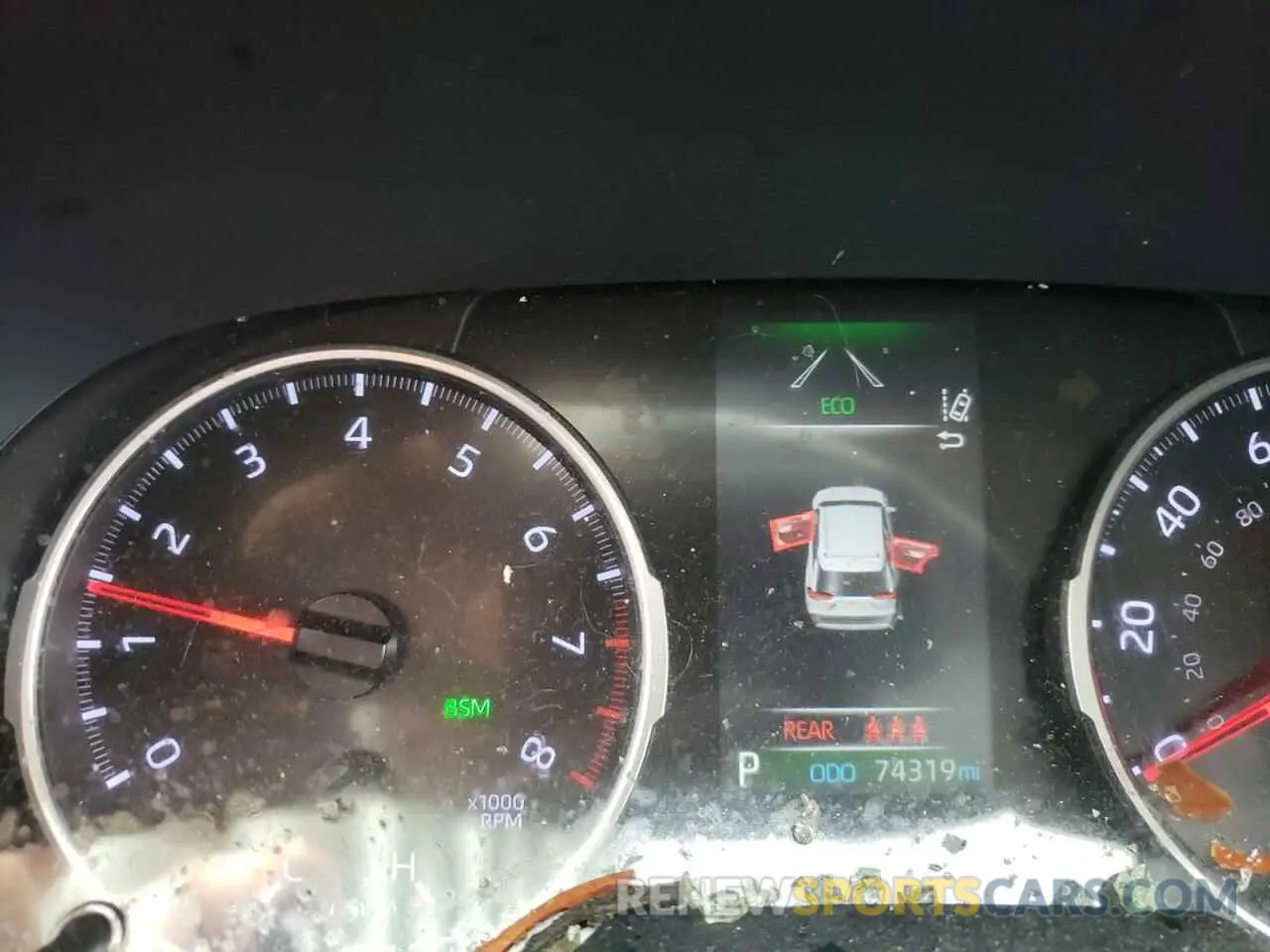 8 Photograph of a damaged car JTMC1RFV6KD011257 TOYOTA RAV4 2019