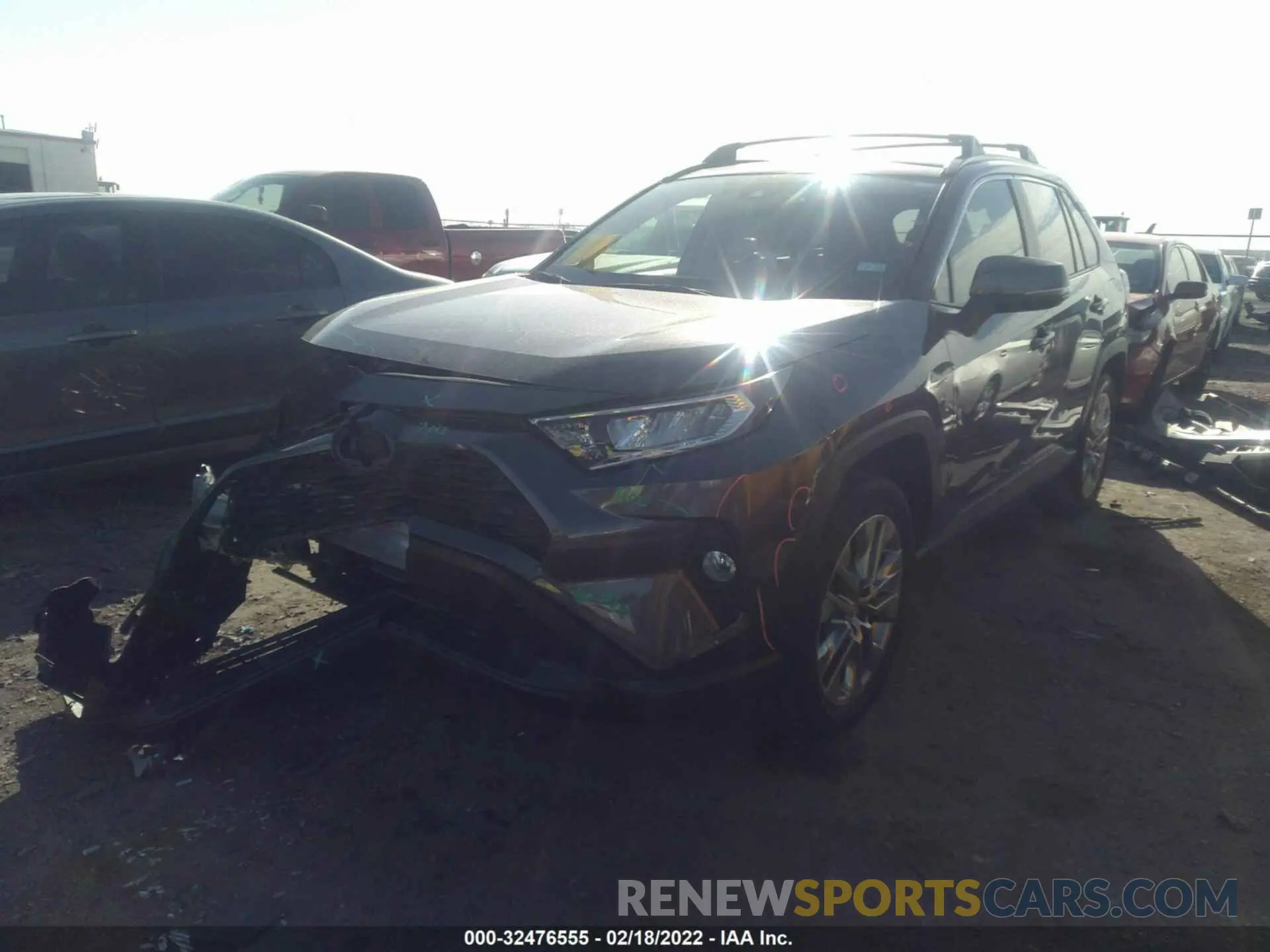 2 Photograph of a damaged car JTMC1RFV6KD501181 TOYOTA RAV4 2019