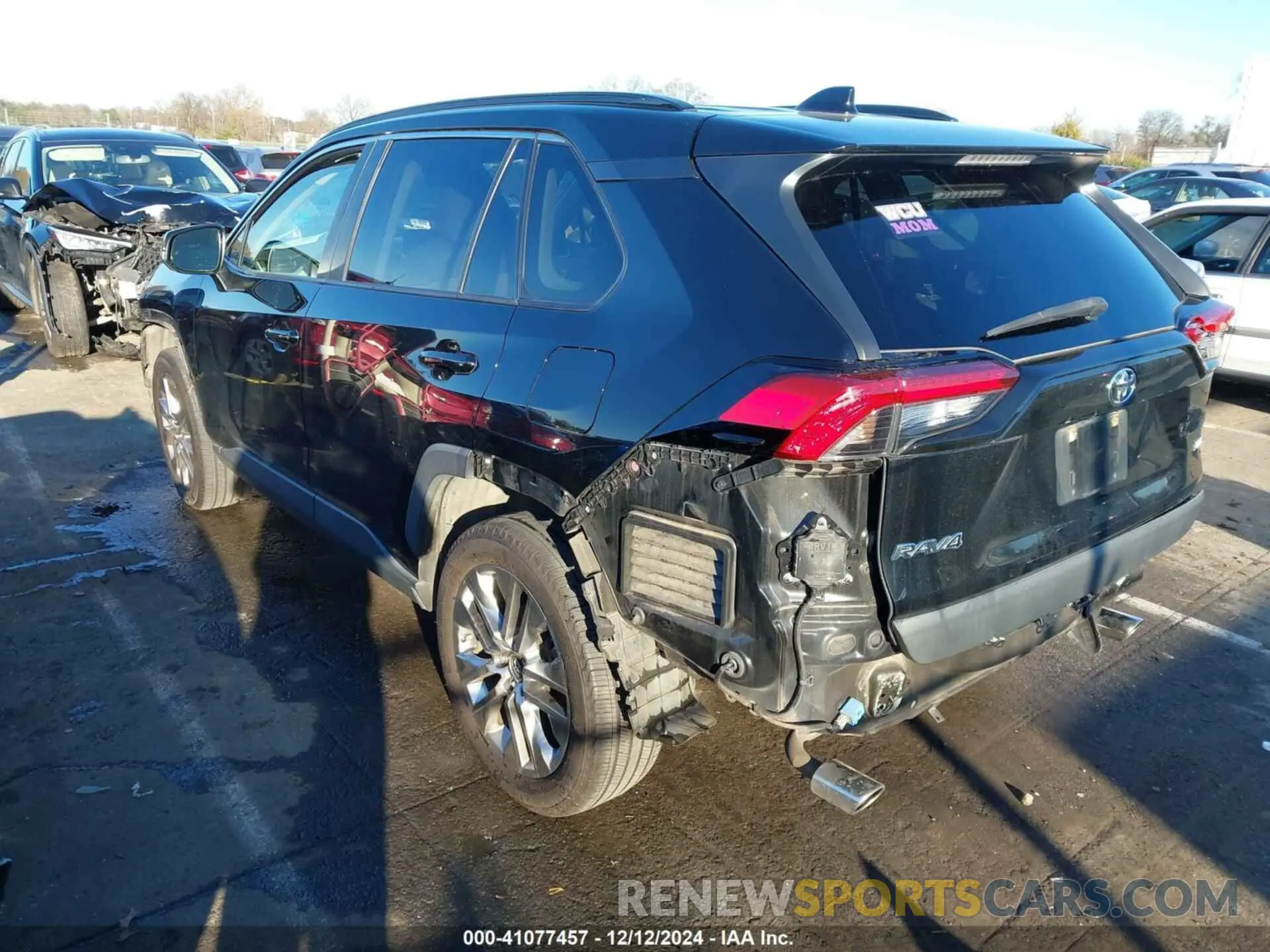 3 Фотография поврежденного автомобиля JTMC1RFV7KD003880 TOYOTA RAV4 2019
