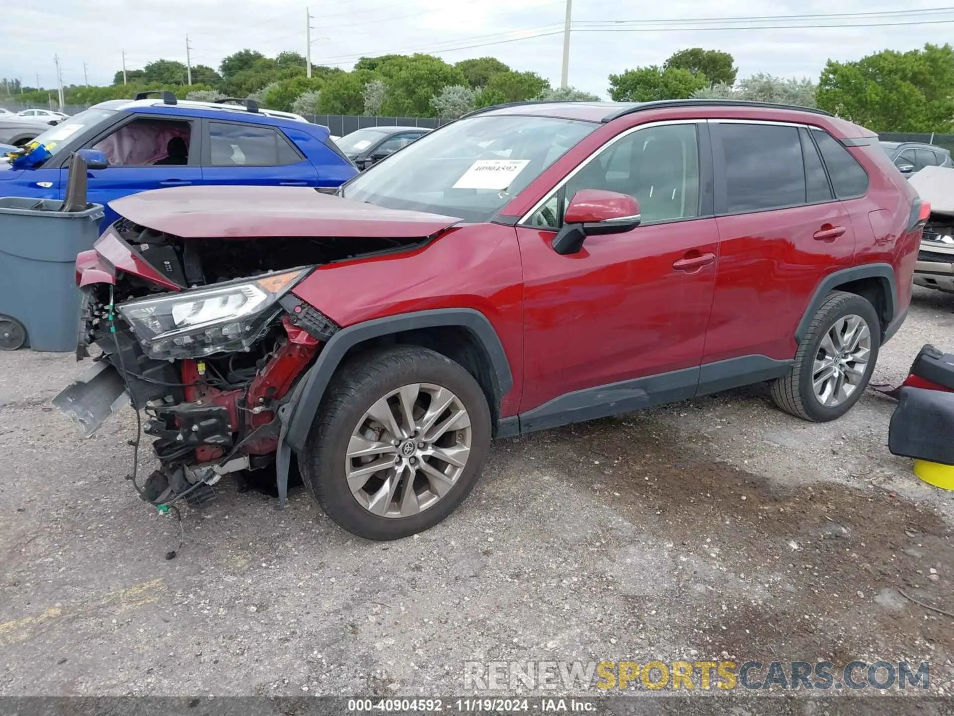 2 Photograph of a damaged car JTMC1RFV7KD040623 TOYOTA RAV4 2019
