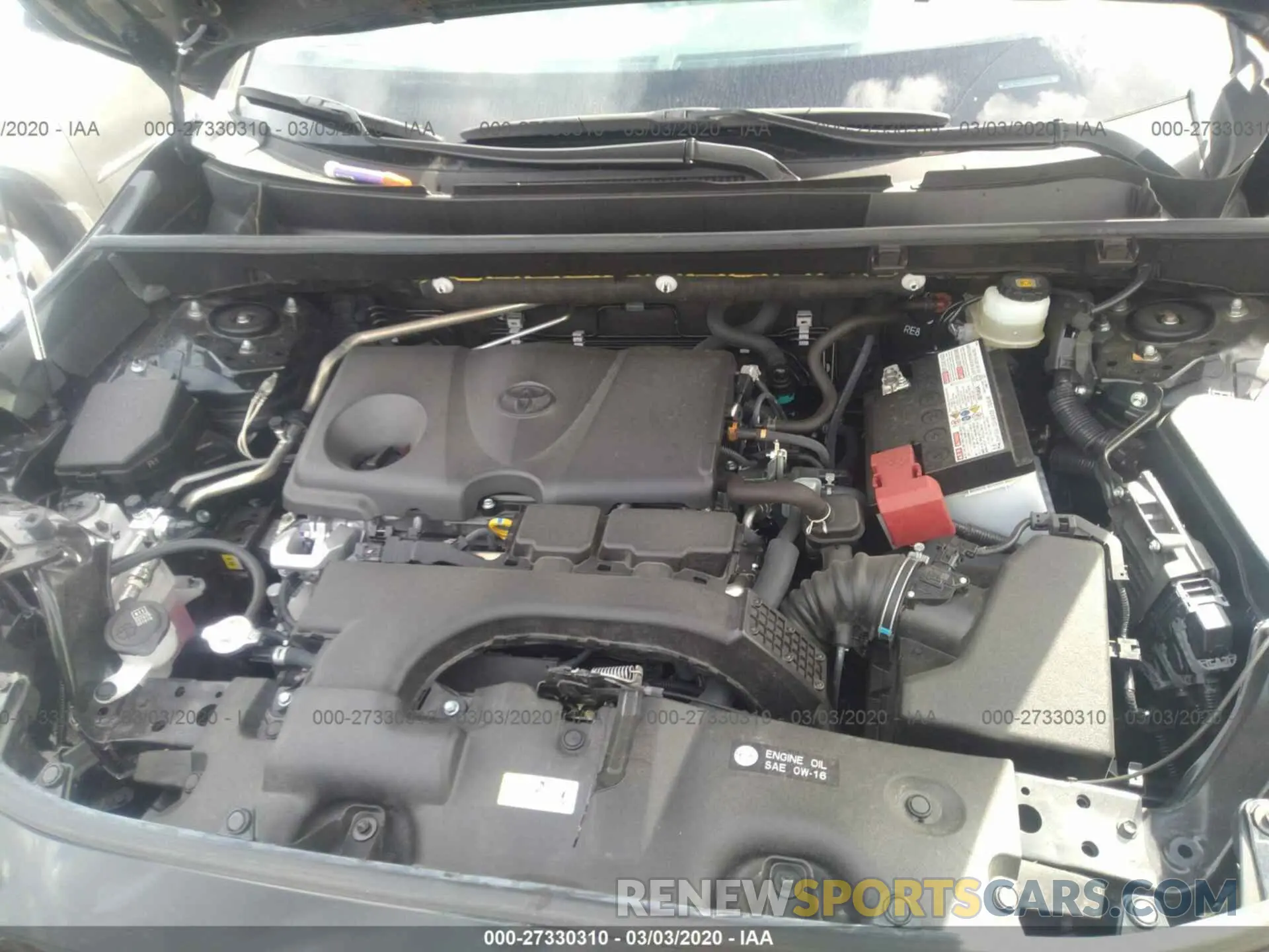 10 Photograph of a damaged car JTMC1RFVXKD510305 TOYOTA RAV4 2019