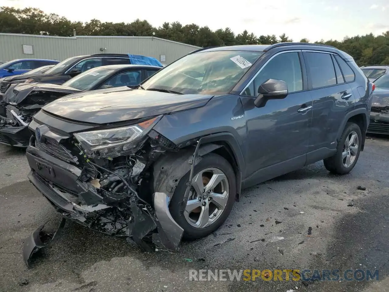 1 Photograph of a damaged car JTMDWRFV1KD018526 TOYOTA RAV4 2019