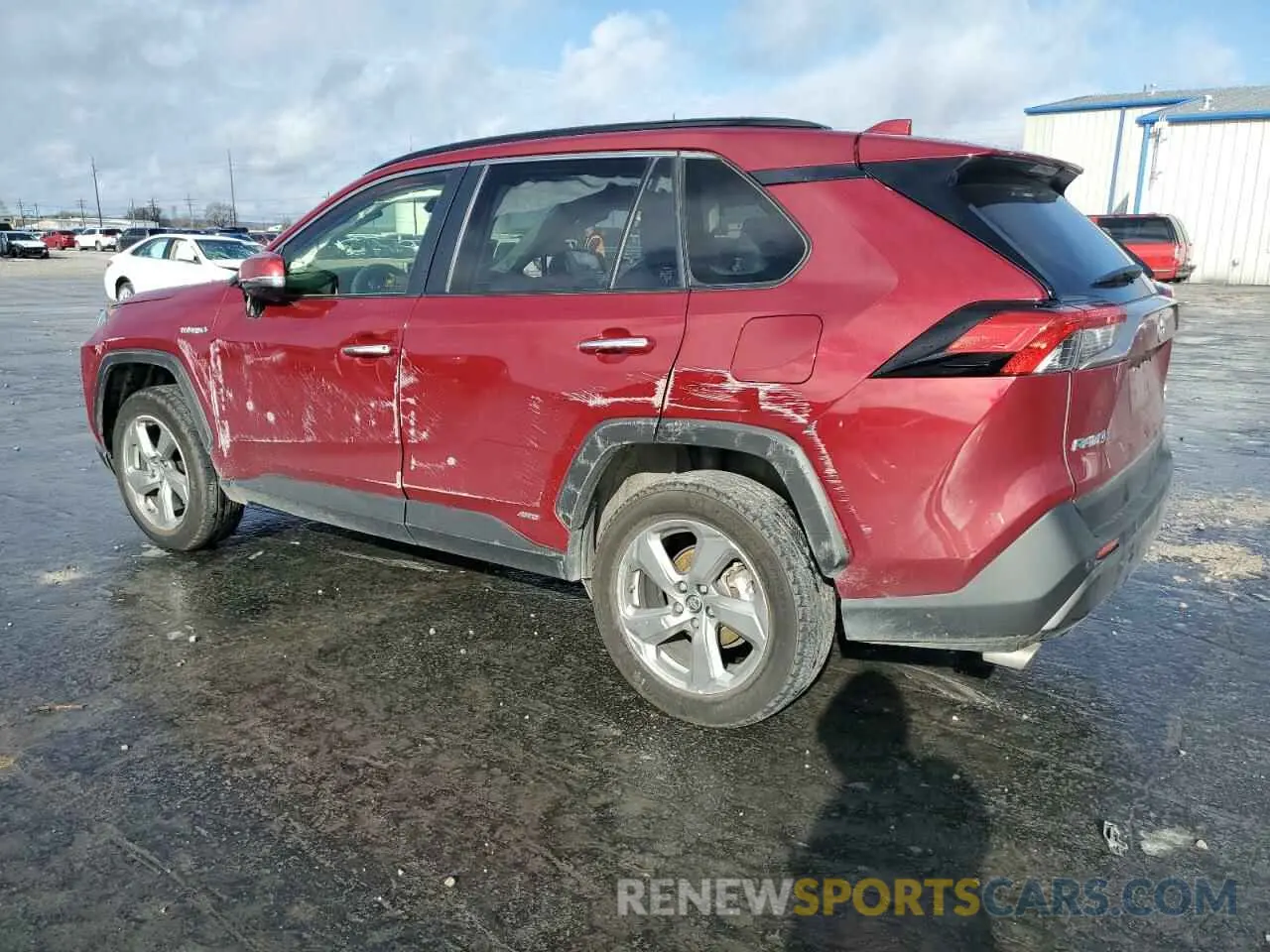 2 Фотография поврежденного автомобиля JTMDWRFV3KD515738 TOYOTA RAV4 2019