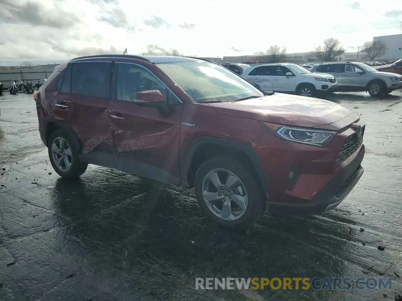 4 Фотография поврежденного автомобиля JTMDWRFV3KD515738 TOYOTA RAV4 2019
