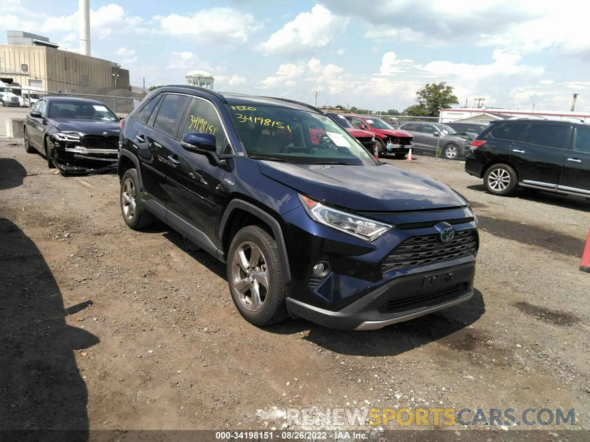 1 Фотография поврежденного автомобиля JTMDWRFV3KJ007366 TOYOTA RAV4 2019
