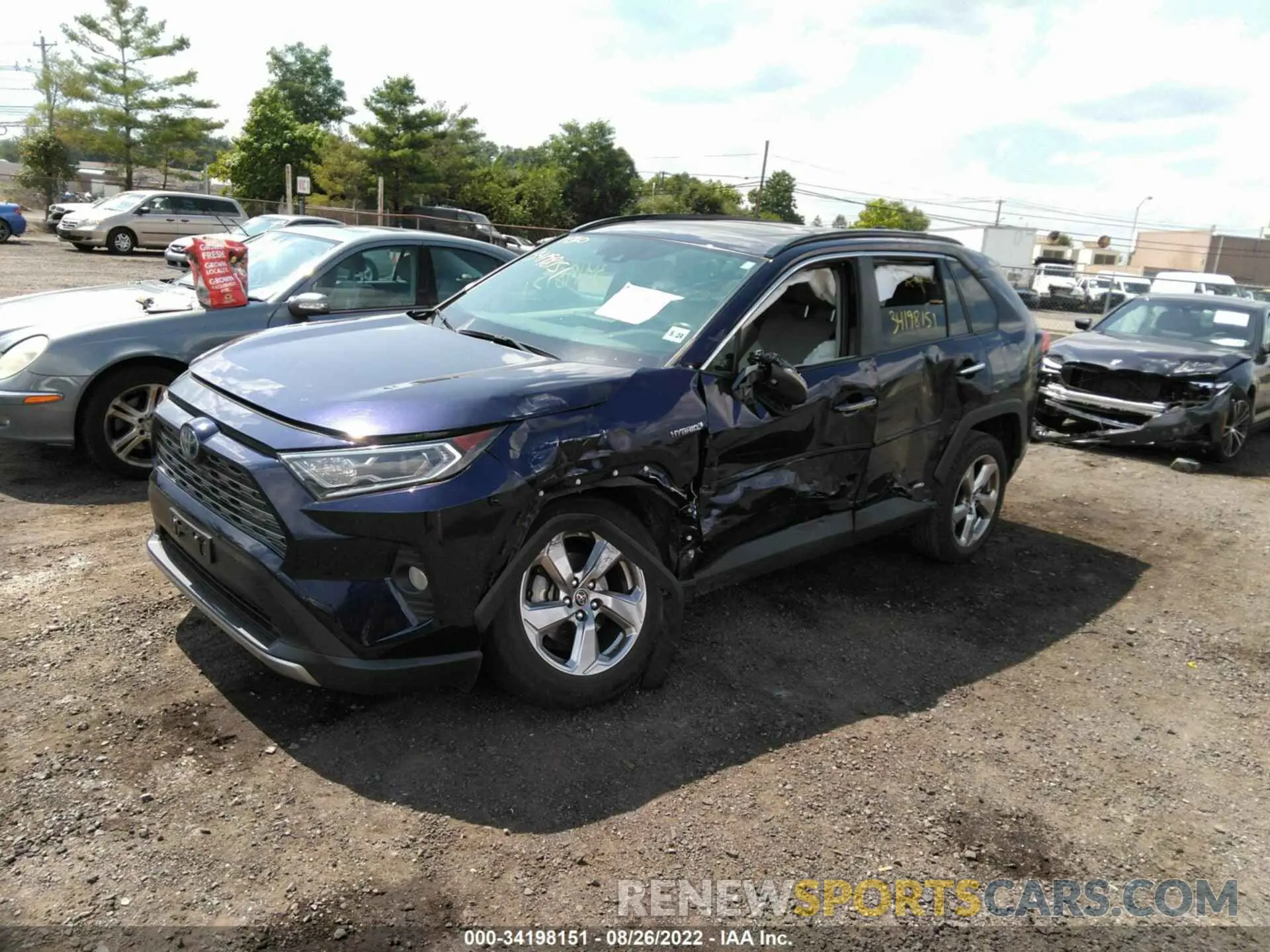 2 Фотография поврежденного автомобиля JTMDWRFV3KJ007366 TOYOTA RAV4 2019