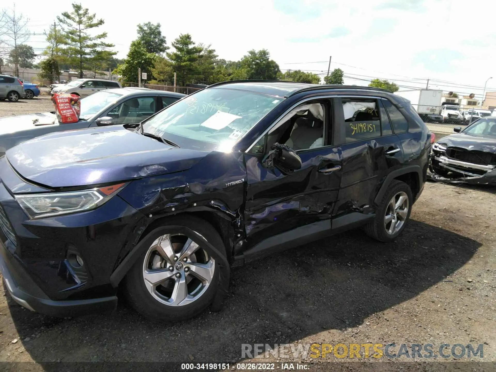 6 Фотография поврежденного автомобиля JTMDWRFV3KJ007366 TOYOTA RAV4 2019