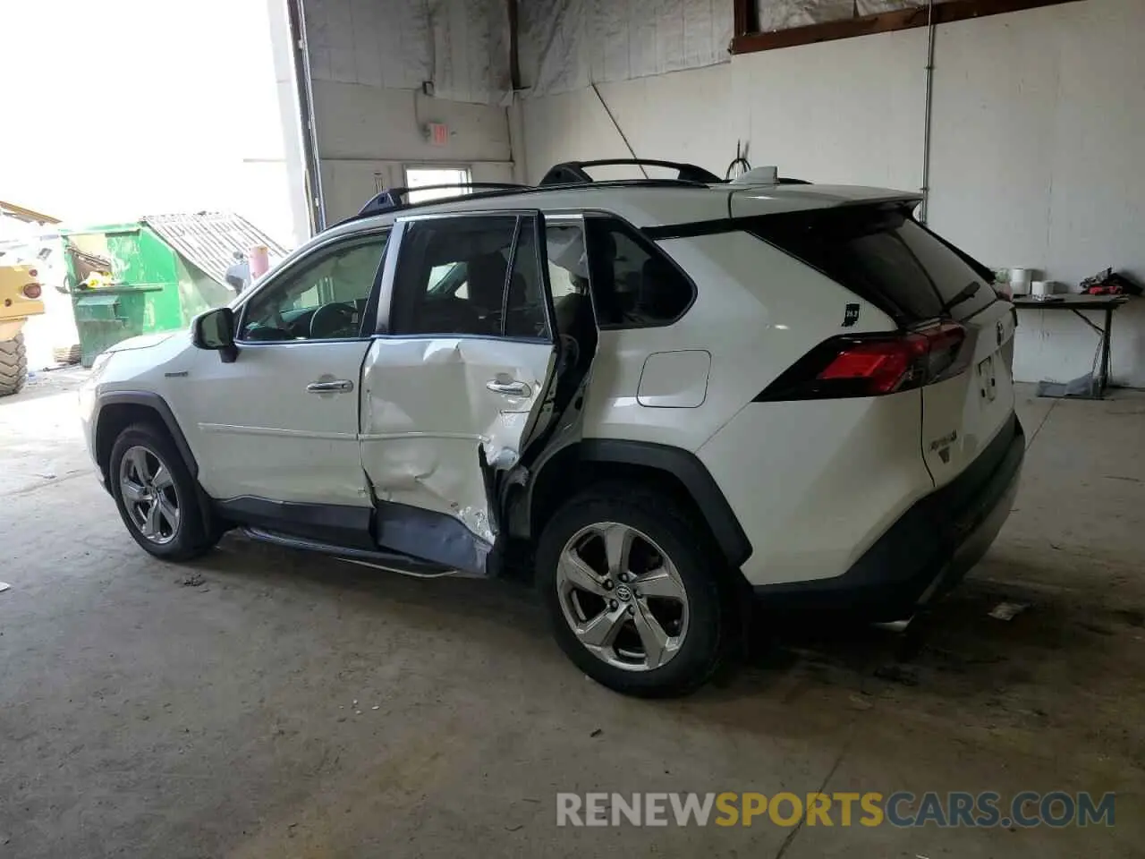 2 Photograph of a damaged car JTMDWRFV7KD521395 TOYOTA RAV4 2019