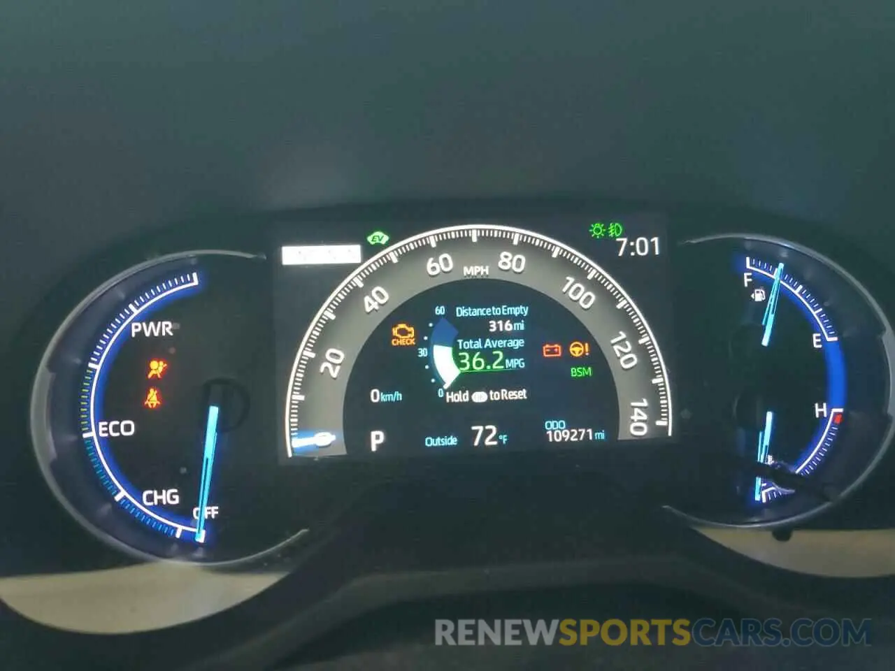 9 Photograph of a damaged car JTMDWRFV7KD521395 TOYOTA RAV4 2019