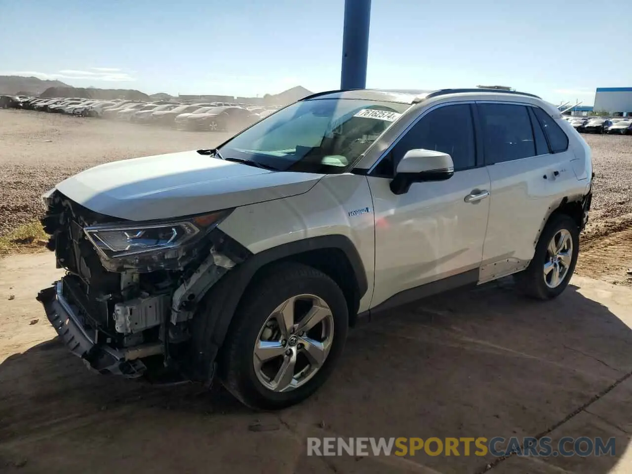 1 Photograph of a damaged car JTMDWRFVXKD510911 TOYOTA RAV4 2019