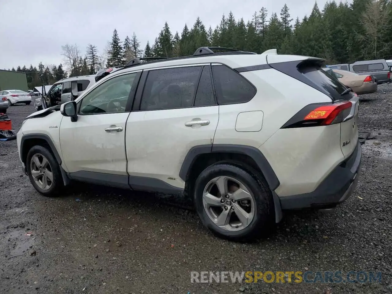 2 Photograph of a damaged car JTMDWRFVXKD515302 TOYOTA RAV4 2019