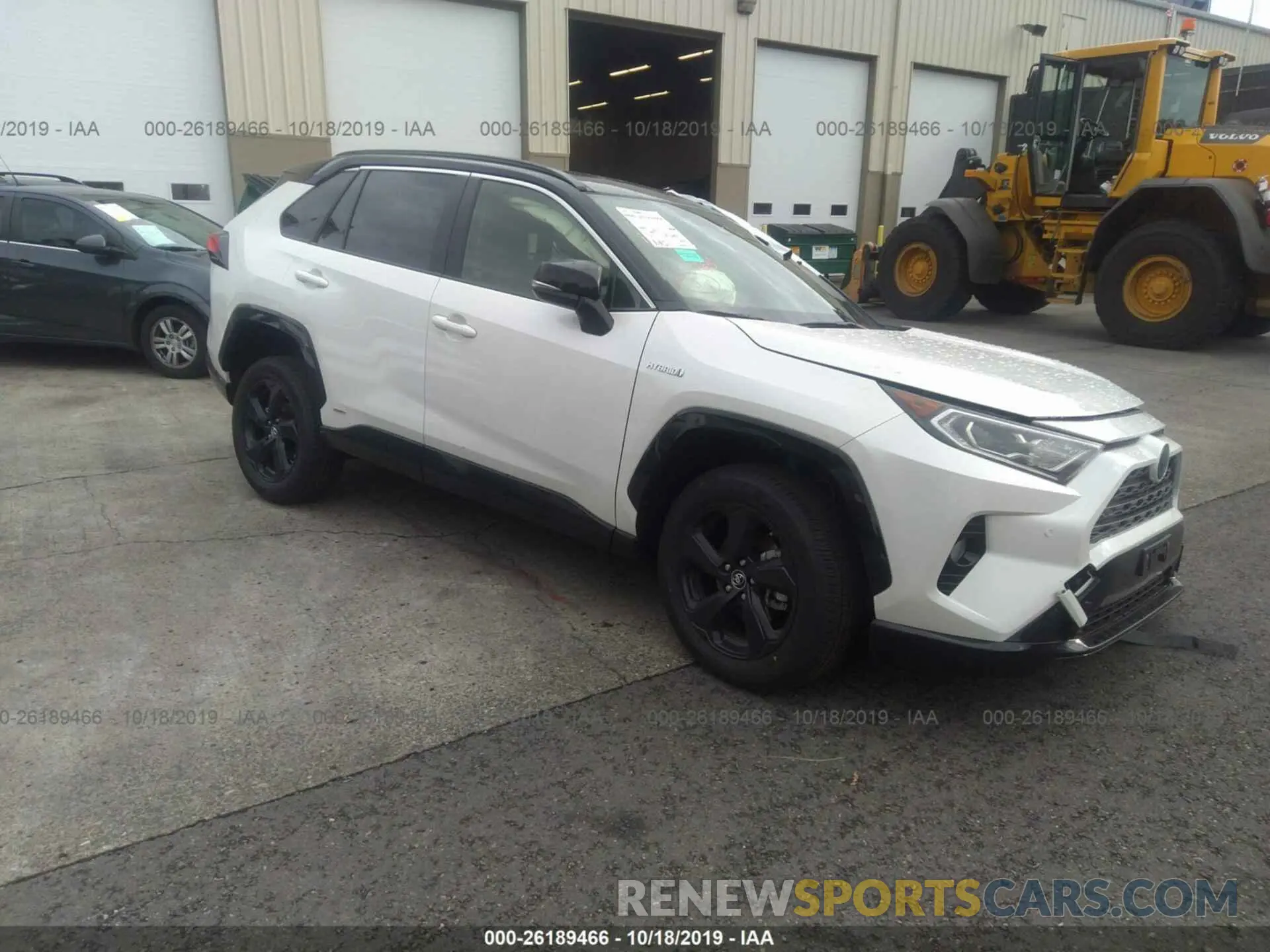 1 Photograph of a damaged car JTMEWRFV1KD505777 TOYOTA RAV4 2019