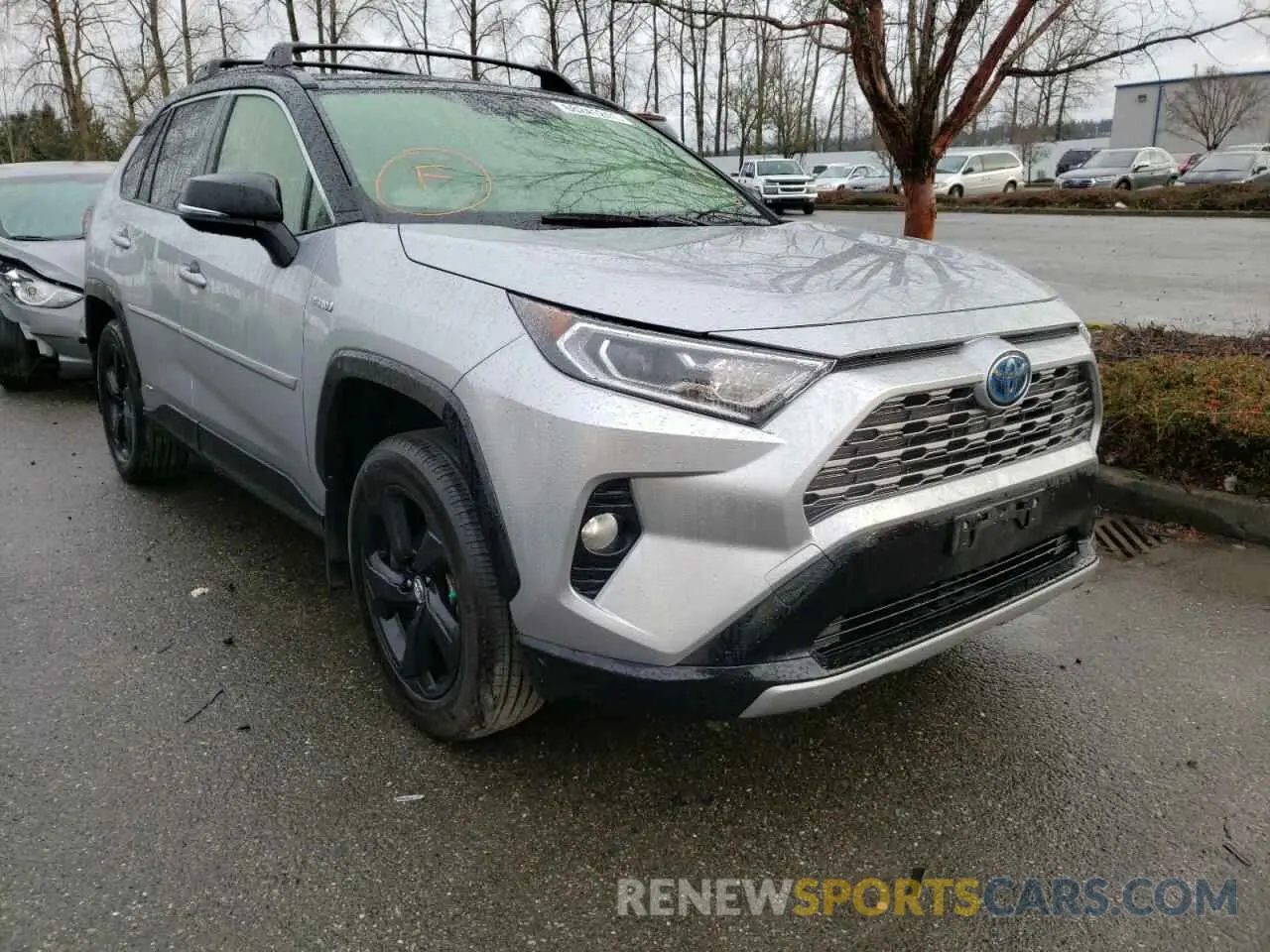 1 Photograph of a damaged car JTMEWRFV1KJ023506 TOYOTA RAV4 2019