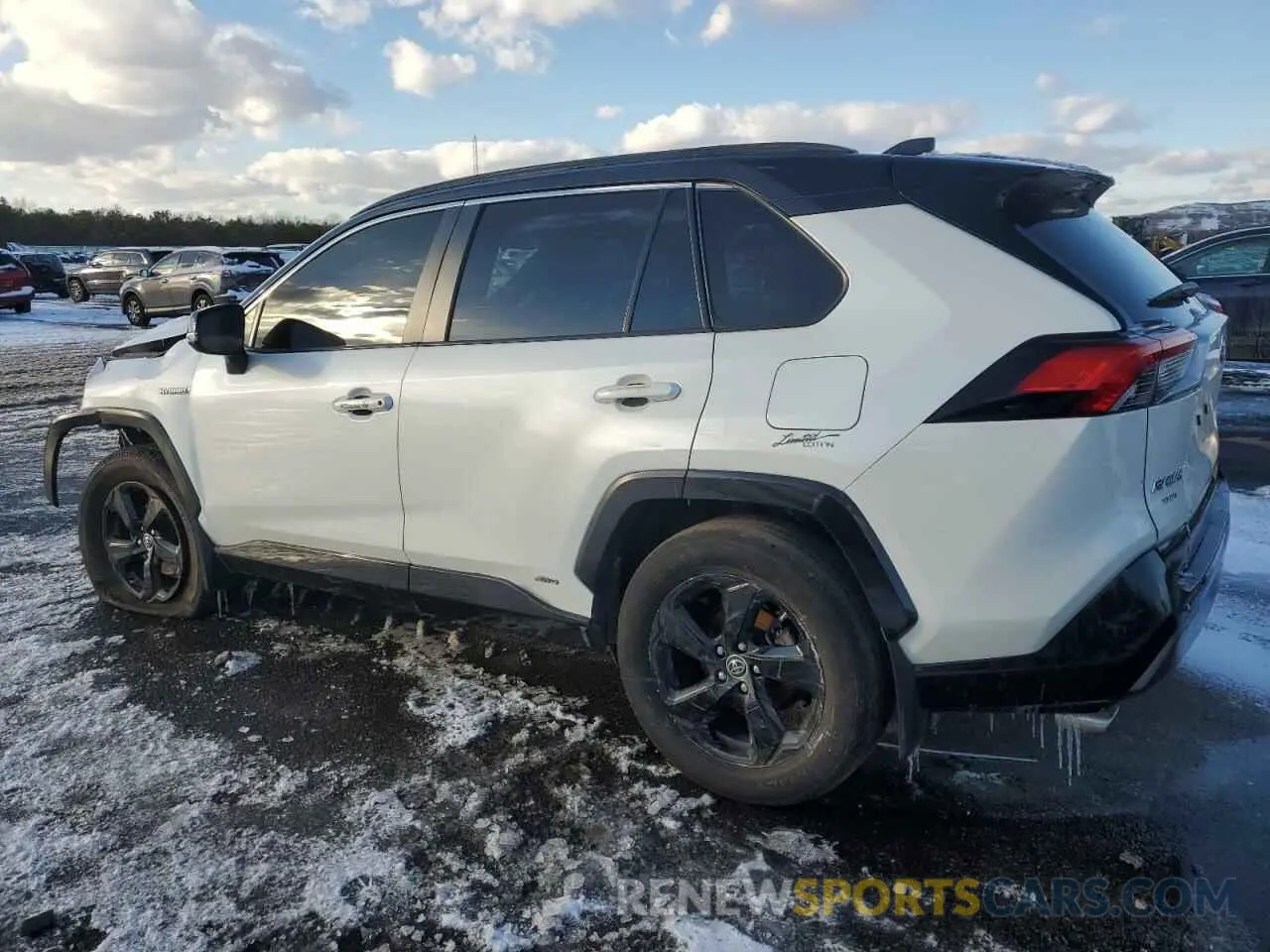 2 Photograph of a damaged car JTMEWRFV1KJ023859 TOYOTA RAV4 2019