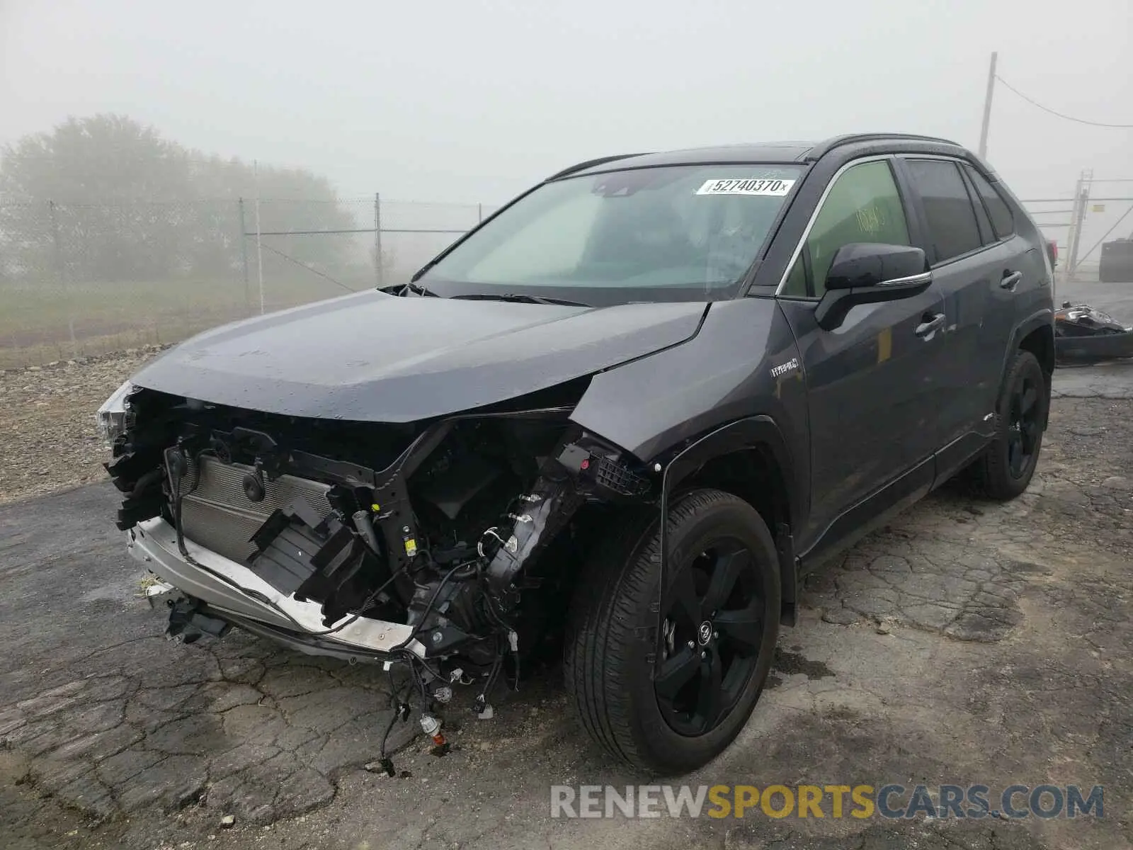 2 Photograph of a damaged car JTMEWRFV3KD516103 TOYOTA RAV4 2019