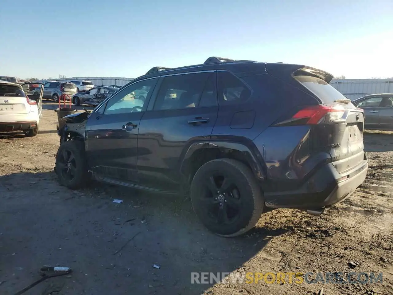 2 Фотография поврежденного автомобиля JTMEWRFV3KD517316 TOYOTA RAV4 2019