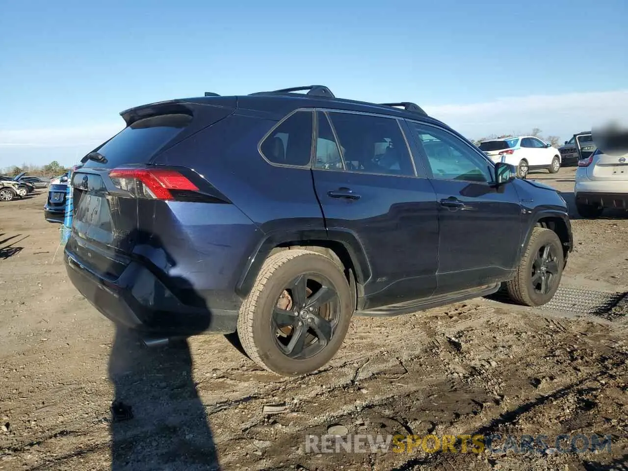 3 Фотография поврежденного автомобиля JTMEWRFV3KD517316 TOYOTA RAV4 2019