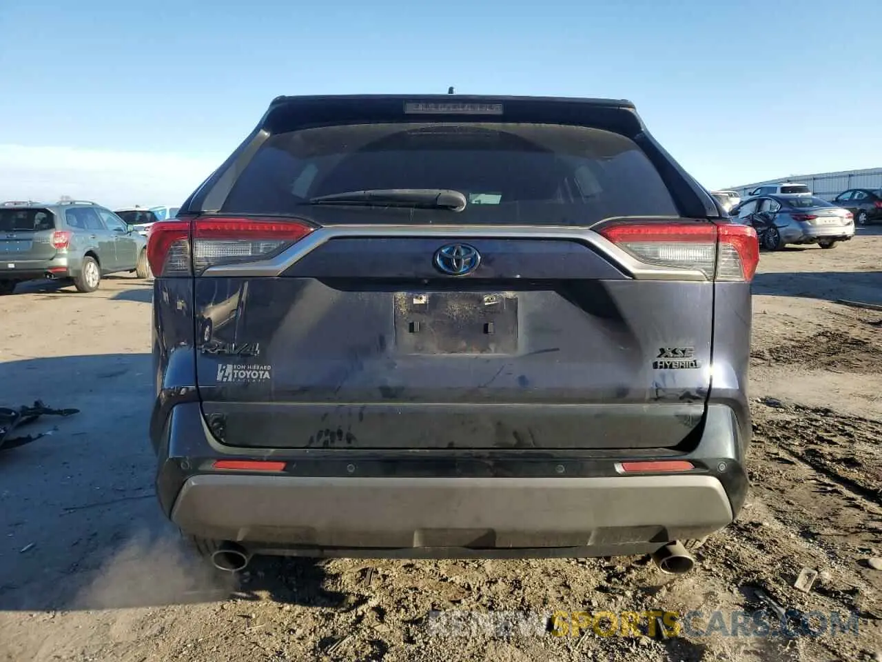 6 Фотография поврежденного автомобиля JTMEWRFV3KD517316 TOYOTA RAV4 2019