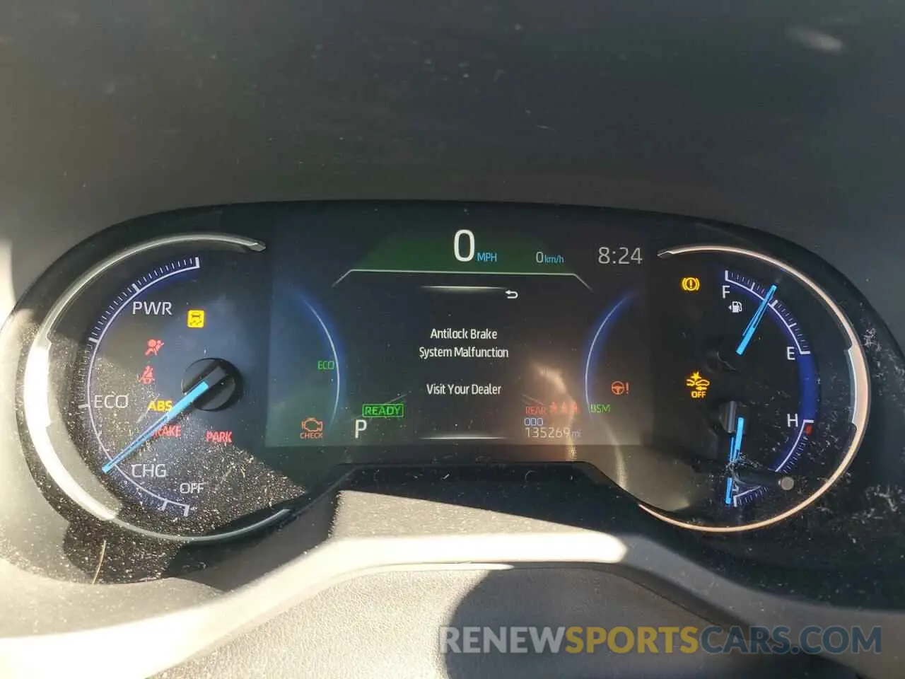 9 Фотография поврежденного автомобиля JTMEWRFV3KD517316 TOYOTA RAV4 2019