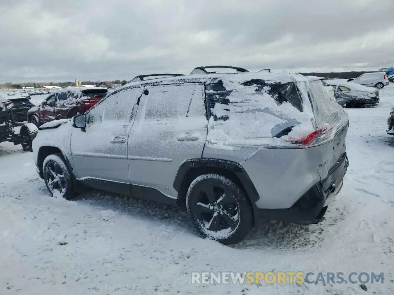 2 Фотография поврежденного автомобиля JTMEWRFV3KJ018971 TOYOTA RAV4 2019