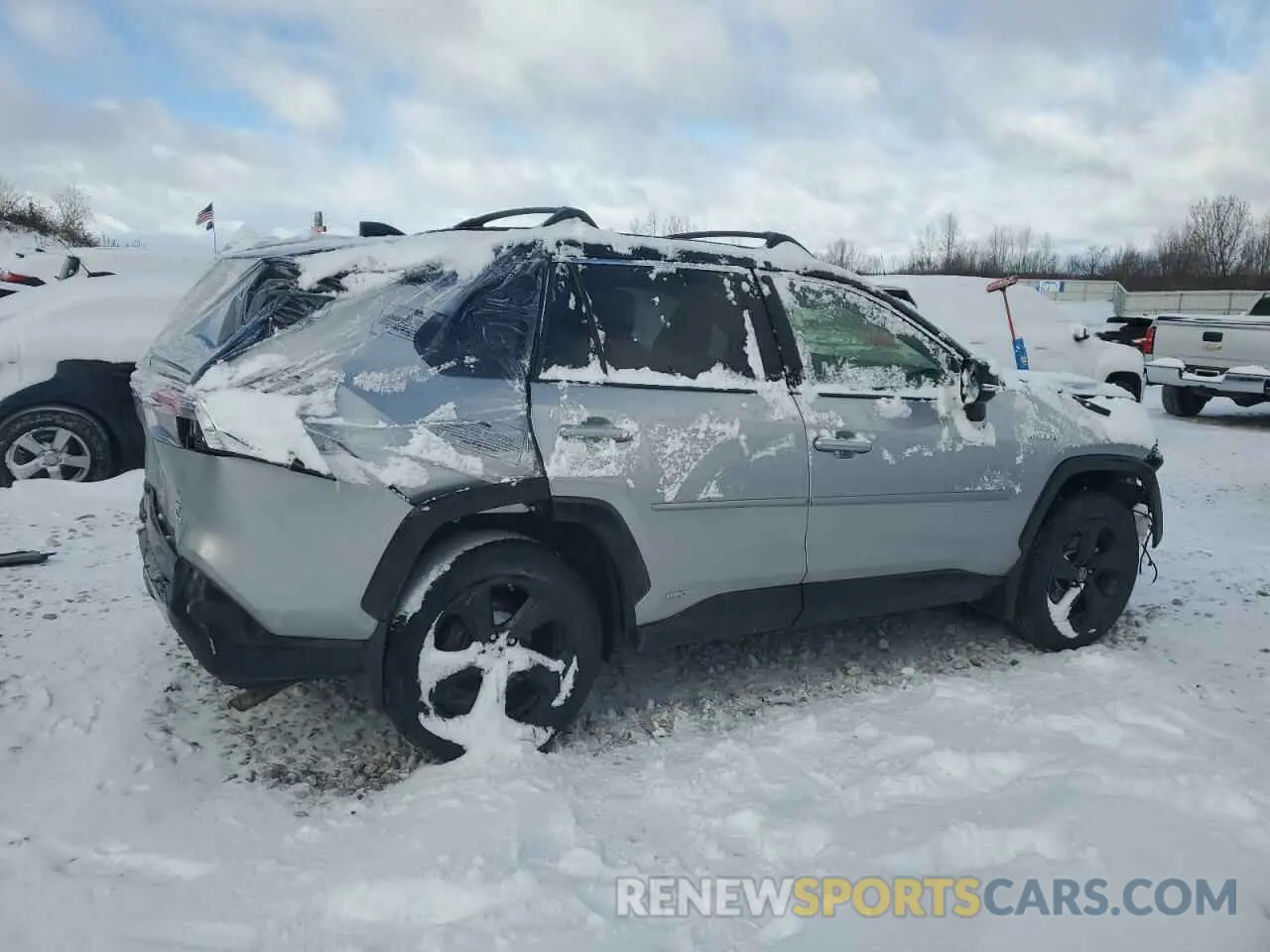 3 Фотография поврежденного автомобиля JTMEWRFV3KJ018971 TOYOTA RAV4 2019