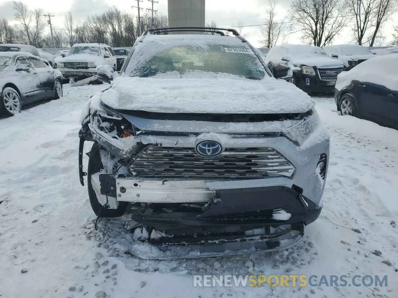5 Фотография поврежденного автомобиля JTMEWRFV3KJ018971 TOYOTA RAV4 2019