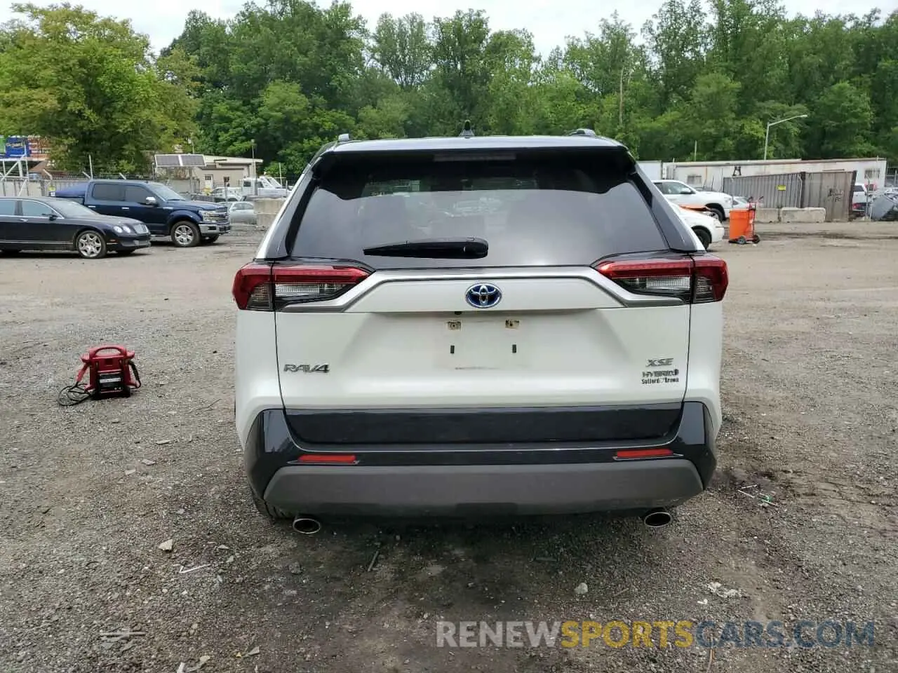 6 Photograph of a damaged car JTMEWRFV4KJ004433 TOYOTA RAV4 2019