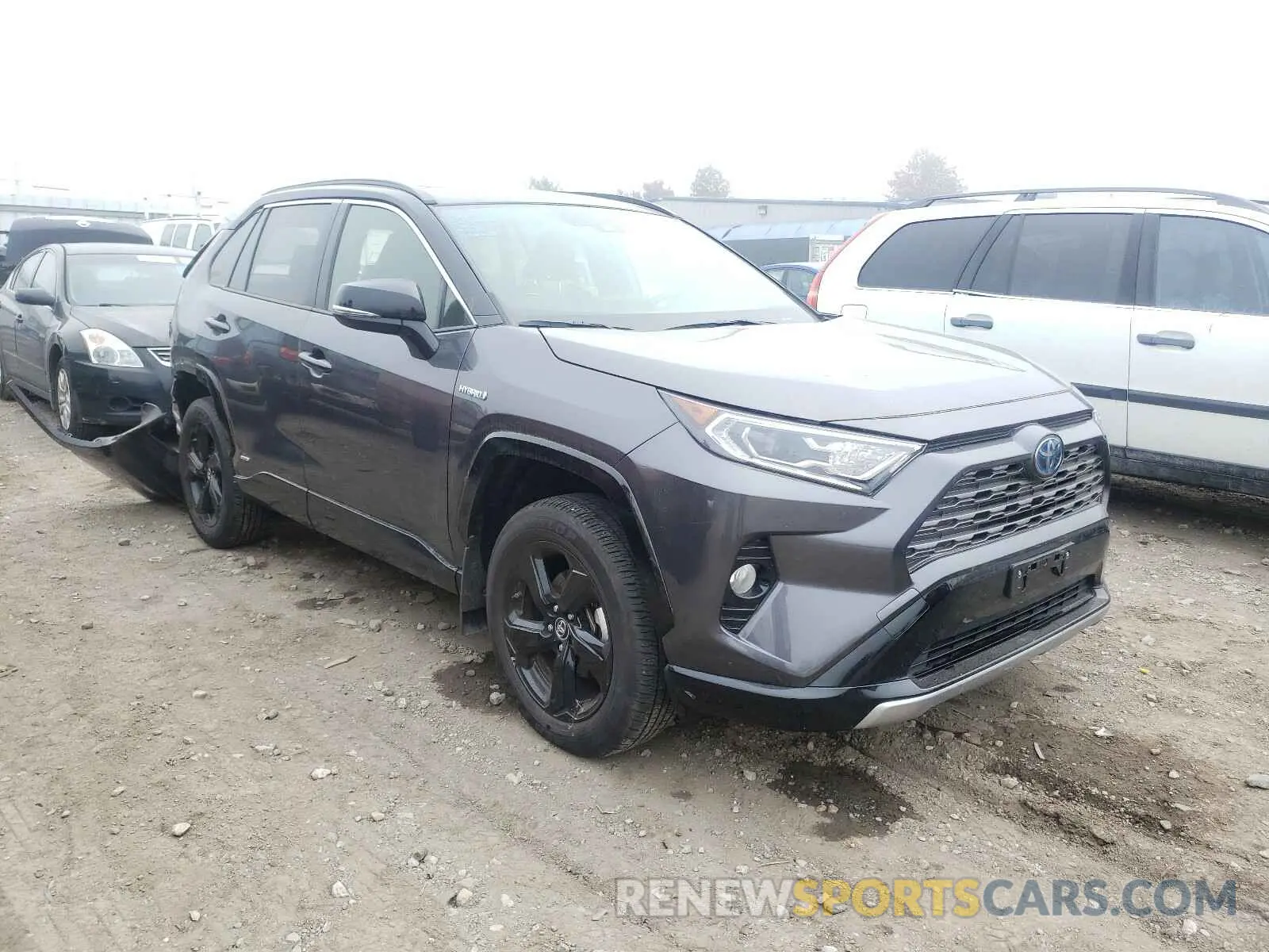 1 Photograph of a damaged car JTMEWRFV4KJ023788 TOYOTA RAV4 2019