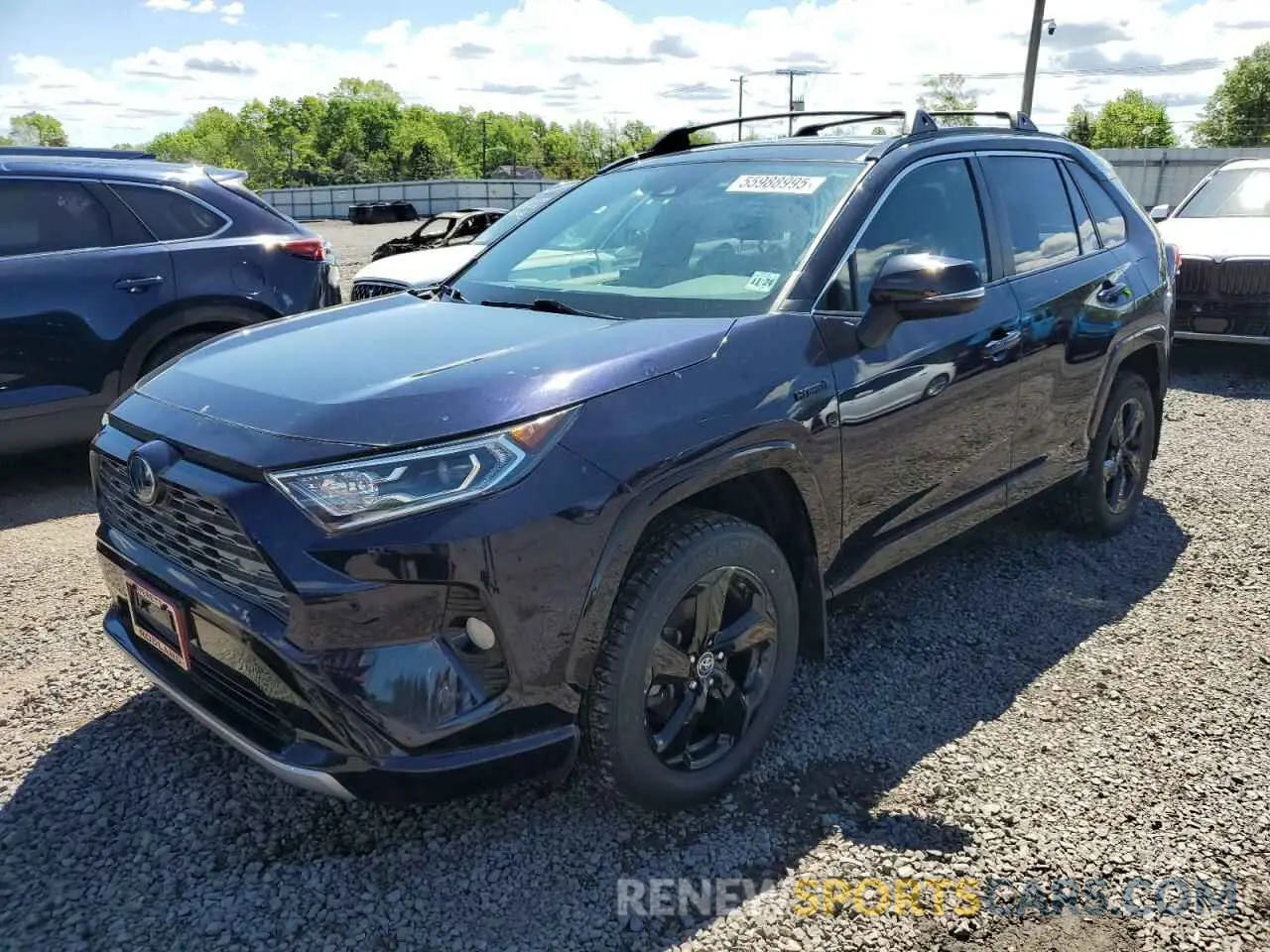 1 Фотография поврежденного автомобиля JTMEWRFV5KD514272 TOYOTA RAV4 2019