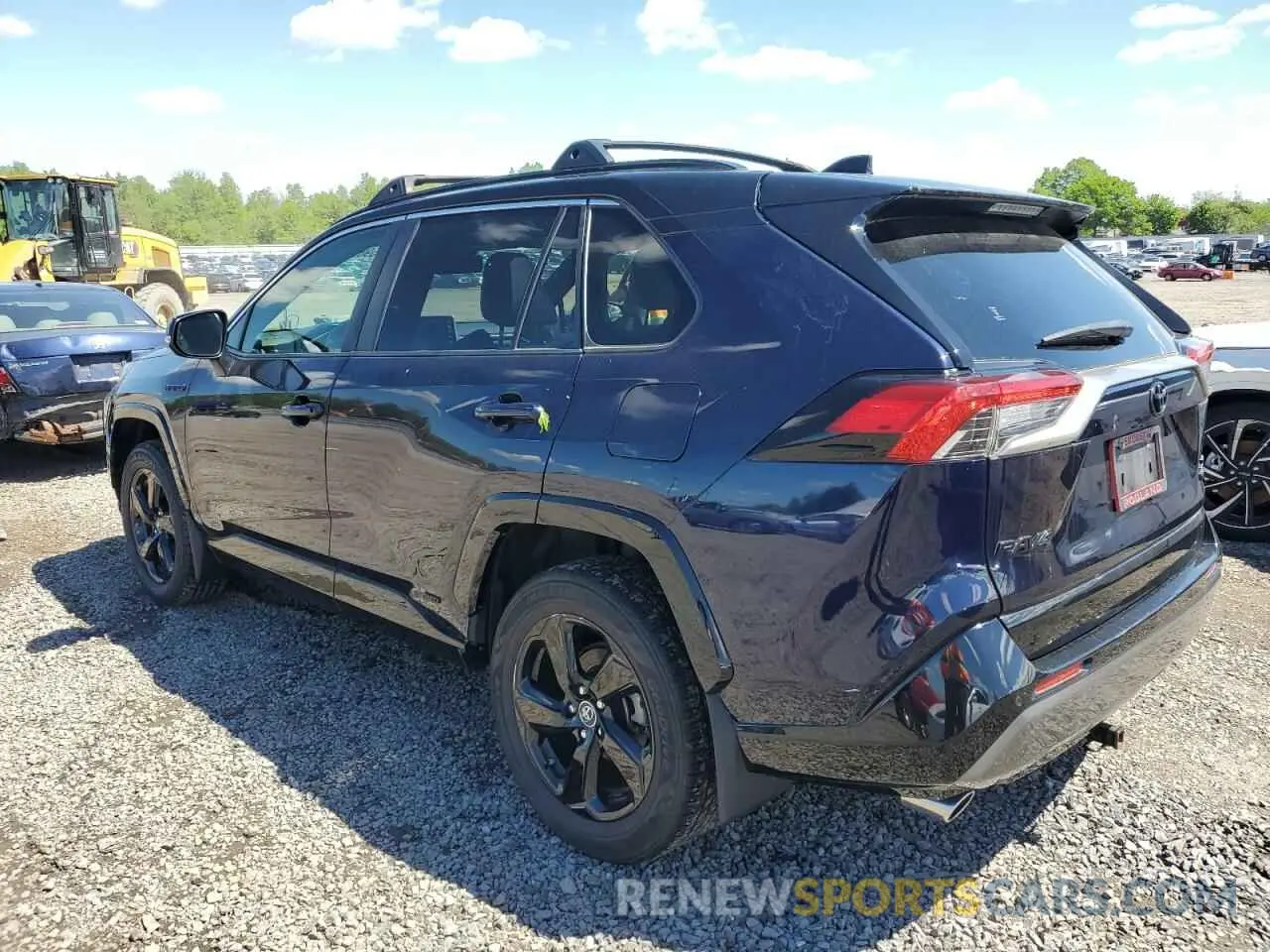 2 Фотография поврежденного автомобиля JTMEWRFV5KD514272 TOYOTA RAV4 2019