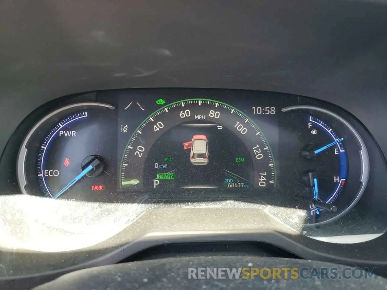 9 Фотография поврежденного автомобиля JTMEWRFV5KD514272 TOYOTA RAV4 2019