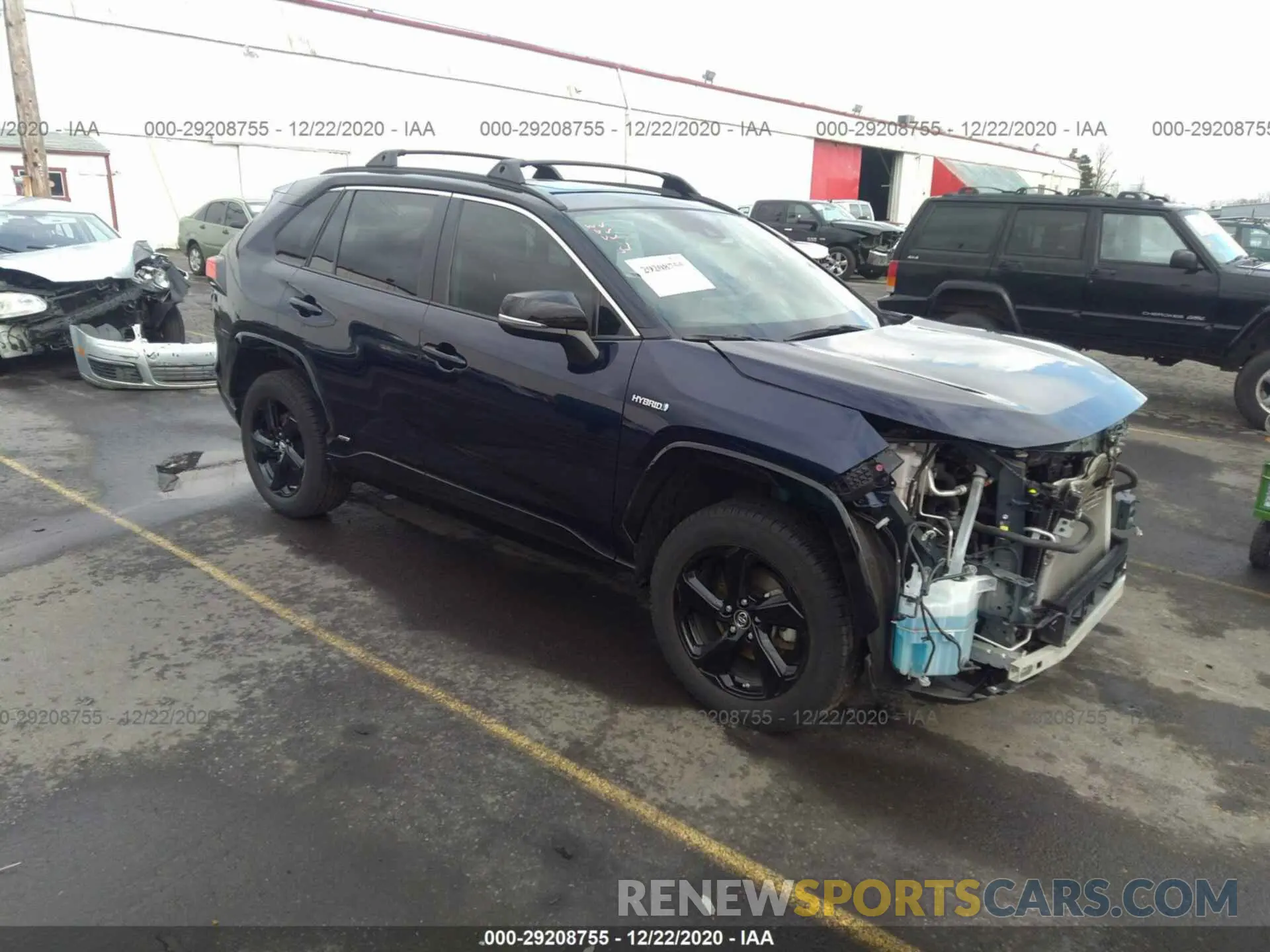 1 Photograph of a damaged car JTMEWRFV5KJ001637 TOYOTA RAV4 2019