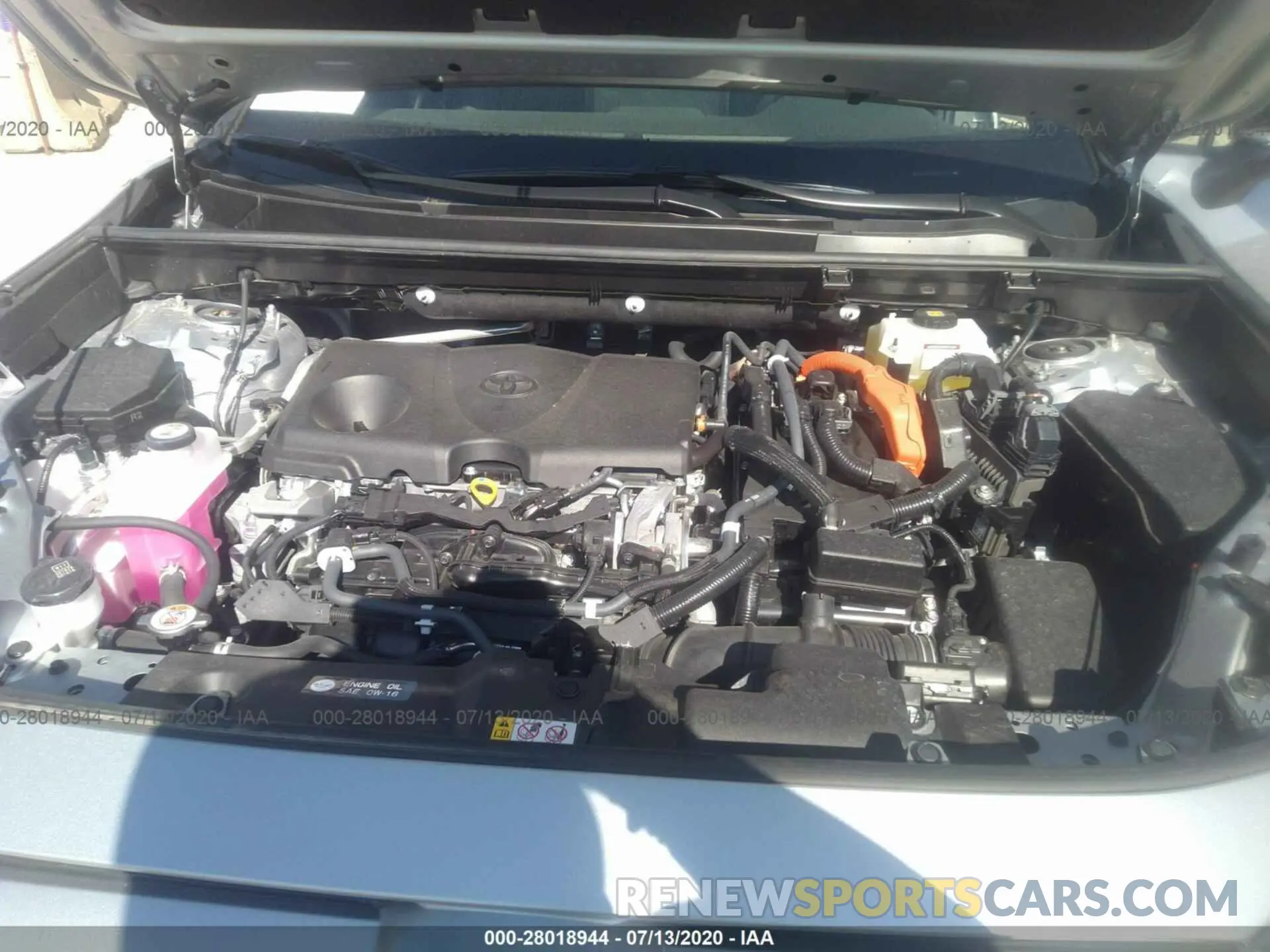 10 Photograph of a damaged car JTMEWRFV6KD509629 TOYOTA RAV4 2019