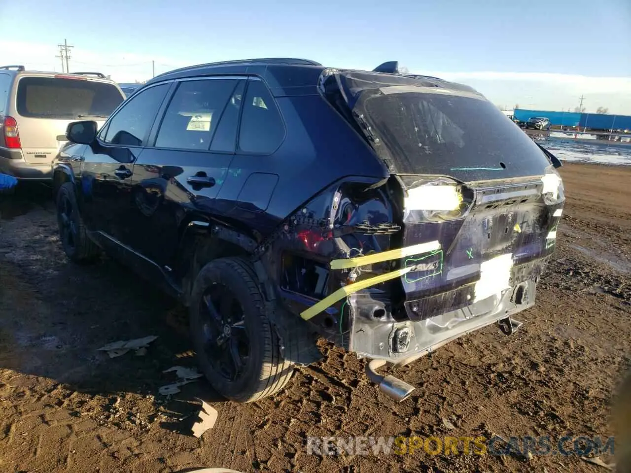 3 Фотография поврежденного автомобиля JTMEWRFV6KD511445 TOYOTA RAV4 2019