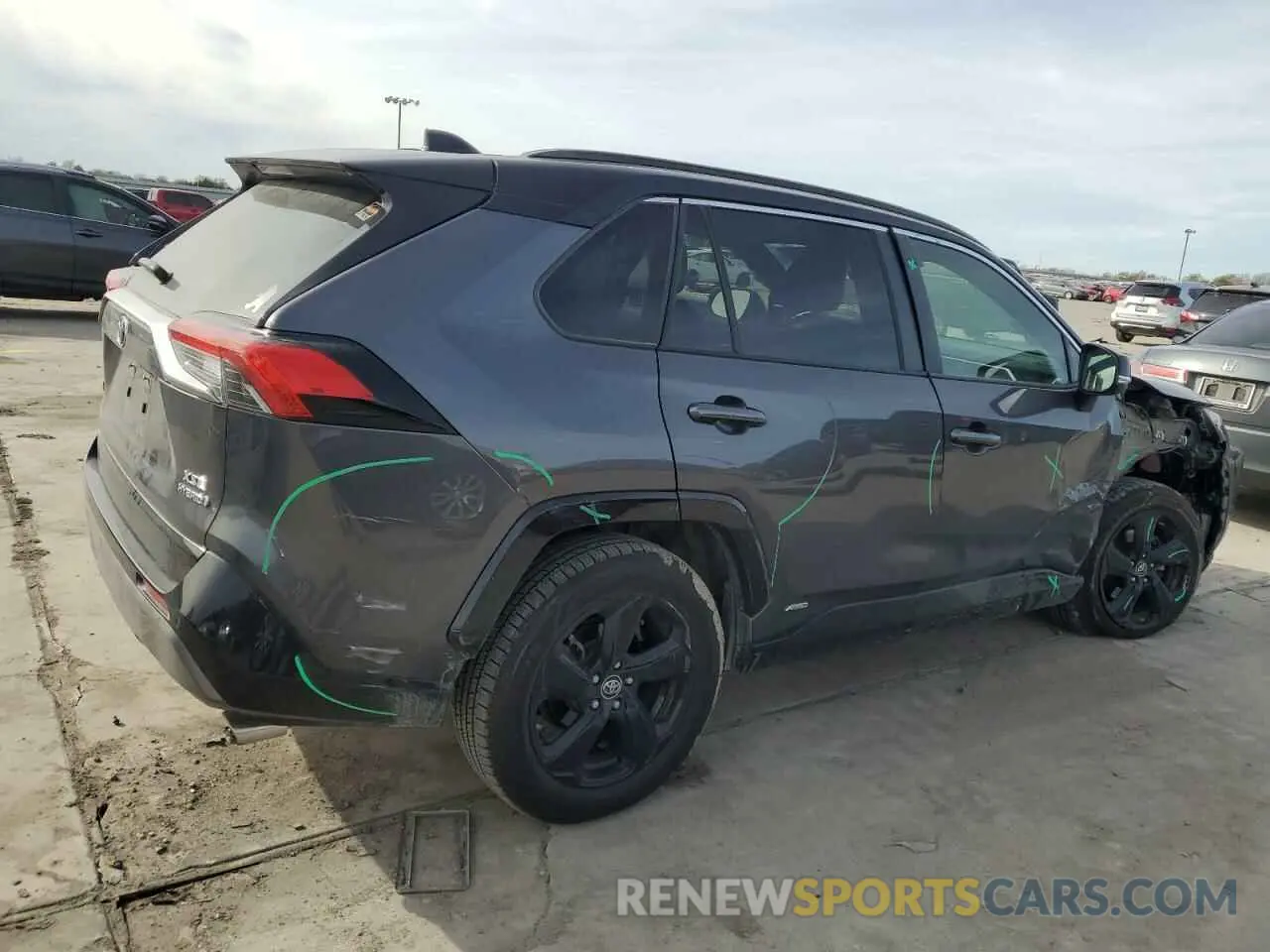 3 Фотография поврежденного автомобиля JTMEWRFV6KJ013084 TOYOTA RAV4 2019