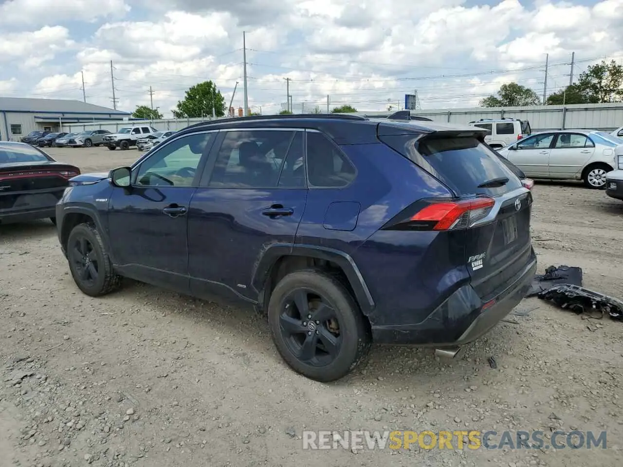 2 Фотография поврежденного автомобиля JTMEWRFV8KJ015824 TOYOTA RAV4 2019
