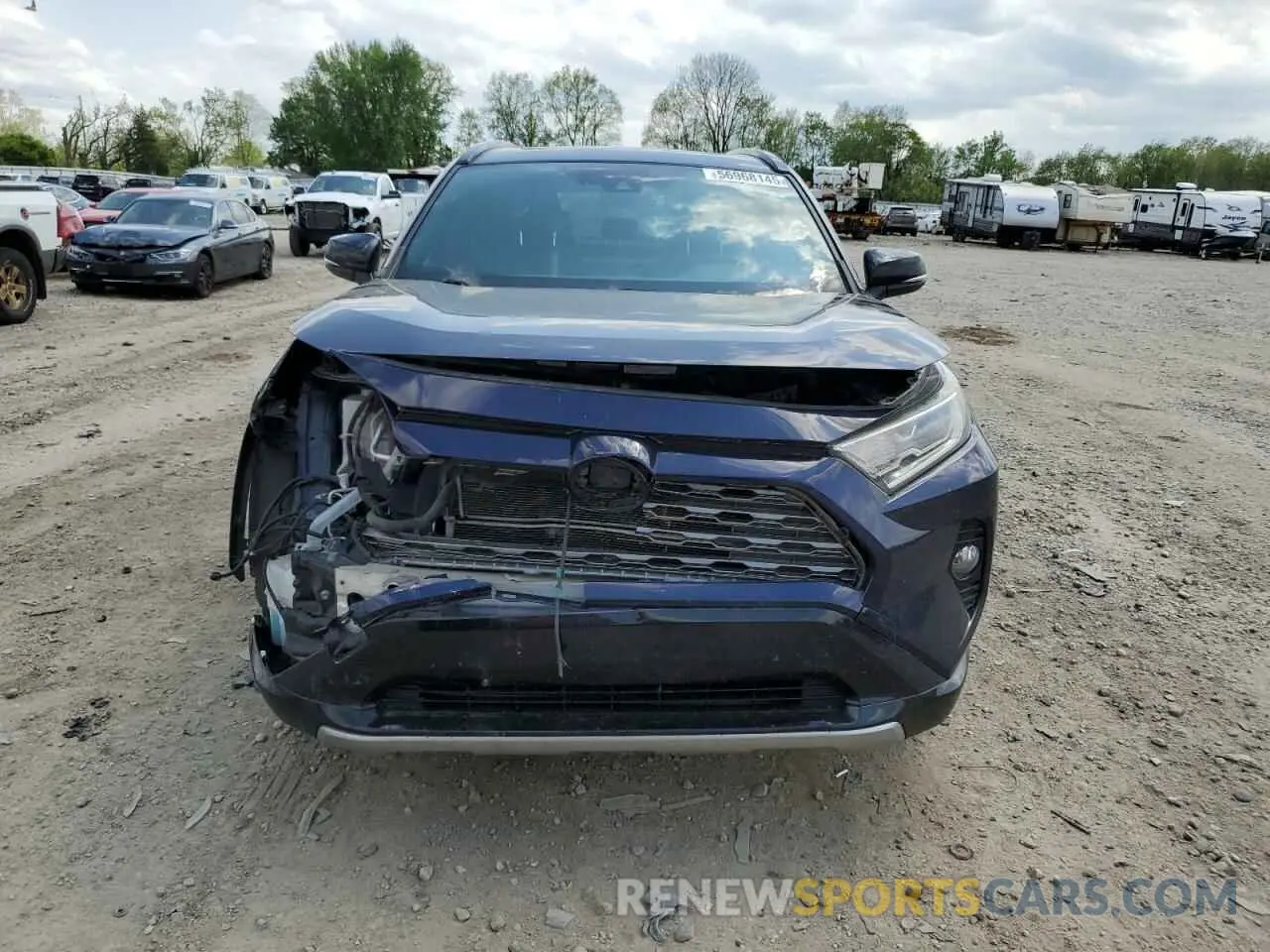 5 Фотография поврежденного автомобиля JTMEWRFV8KJ015824 TOYOTA RAV4 2019