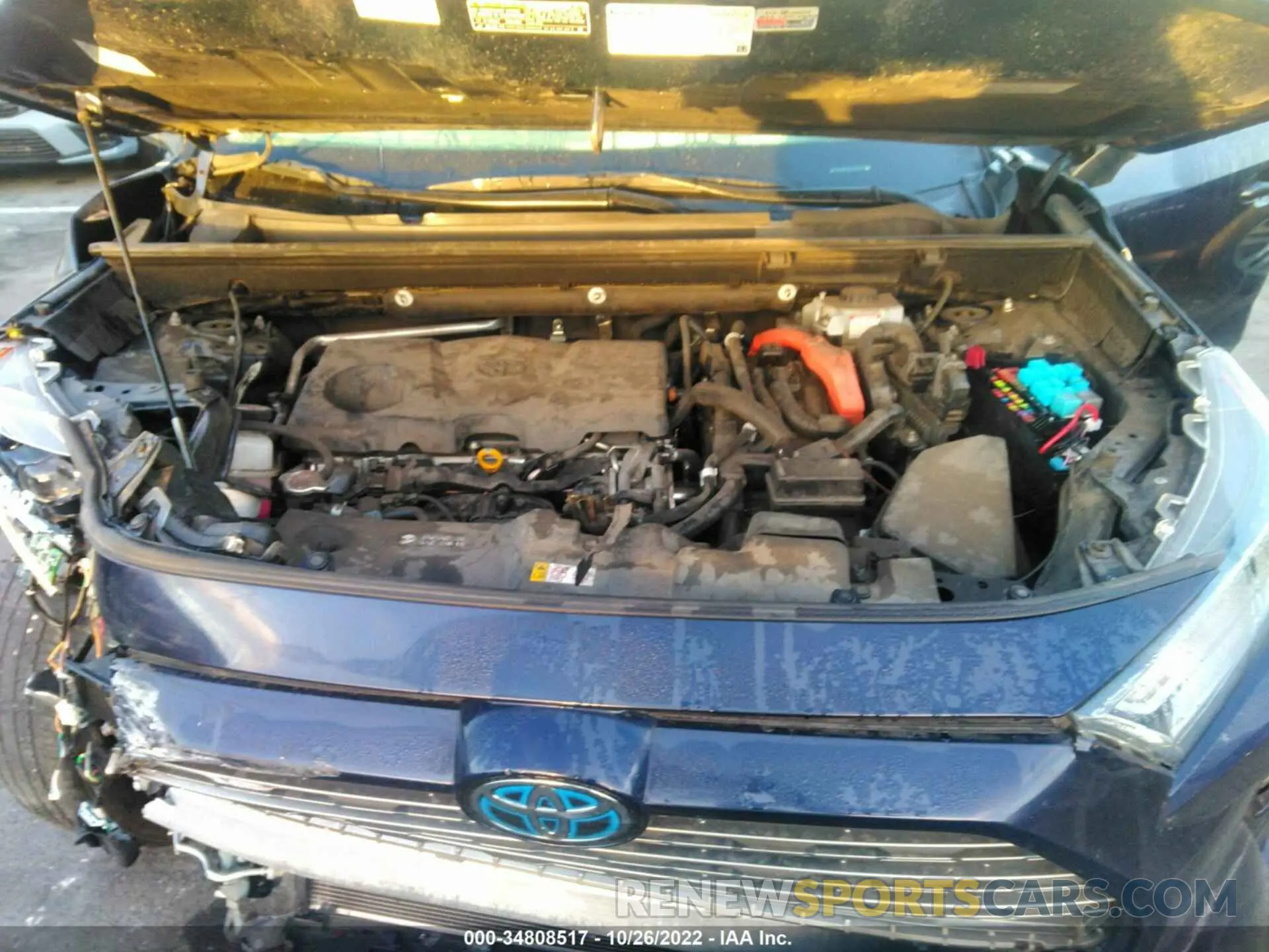 10 Photograph of a damaged car JTMEWRFV8KJ018206 TOYOTA RAV4 2019