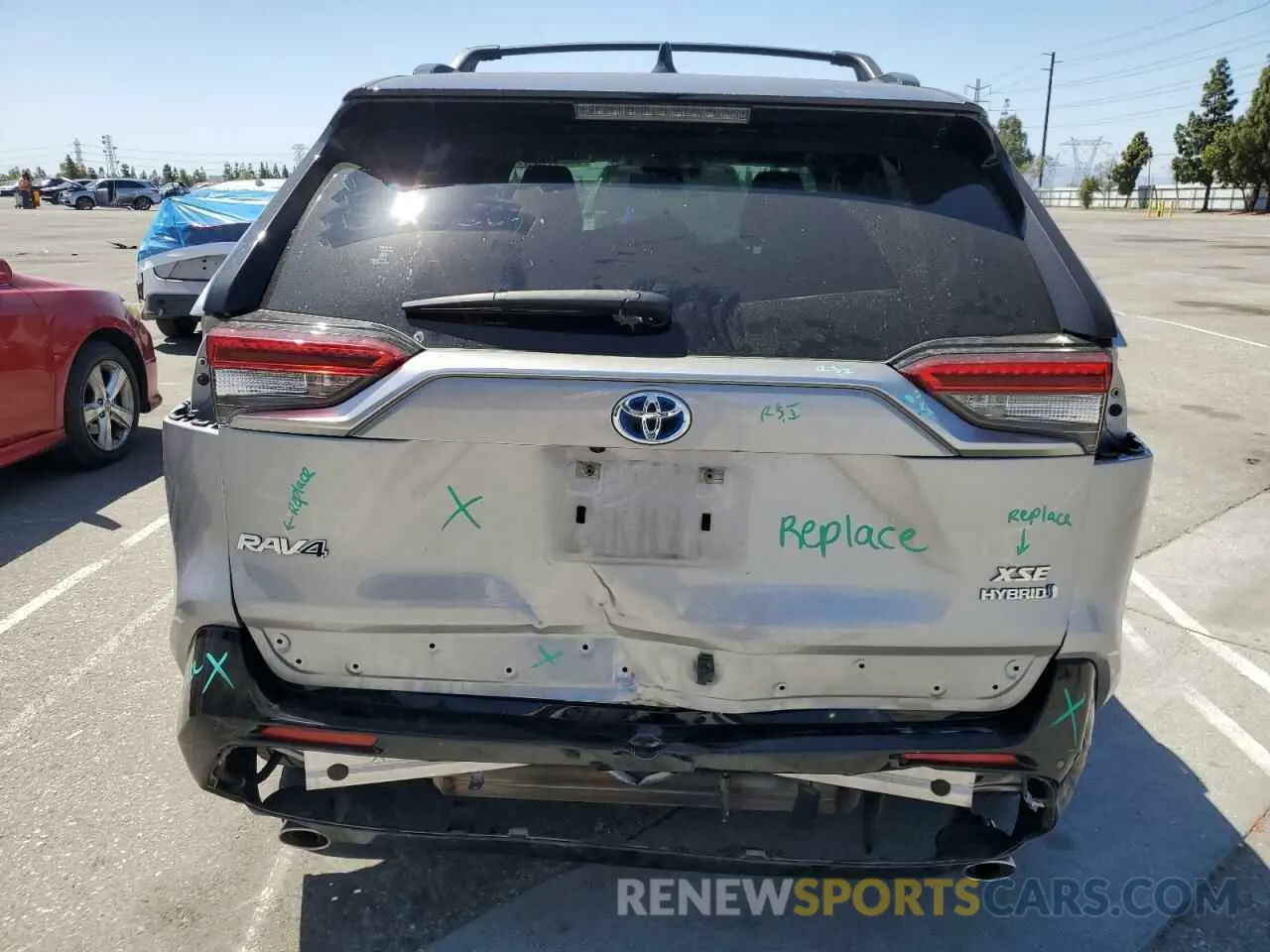 6 Фотография поврежденного автомобиля JTMEWRFVXKD519161 TOYOTA RAV4 2019