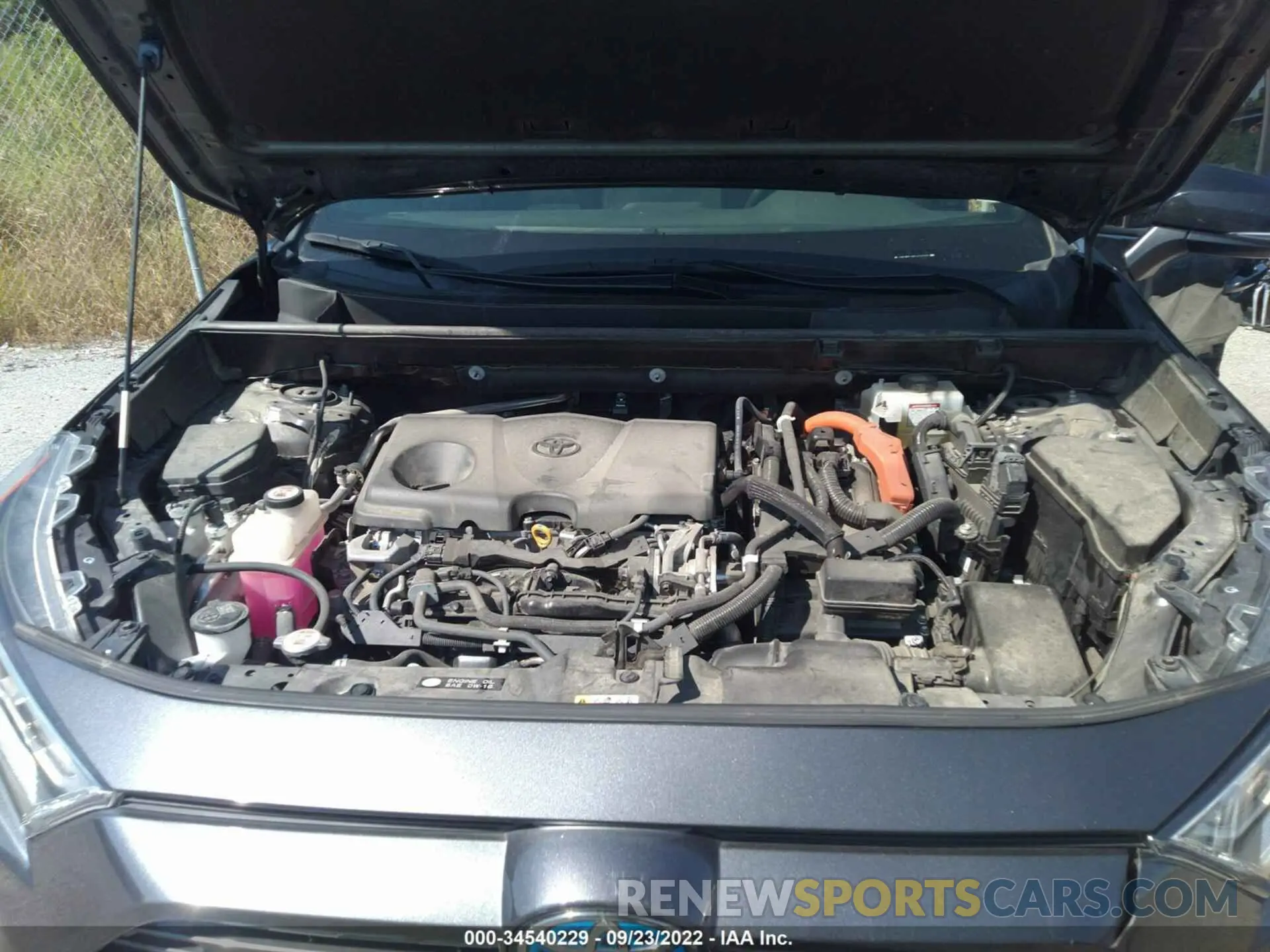 10 Фотография поврежденного автомобиля JTMEWRFVXKJ016599 TOYOTA RAV4 2019