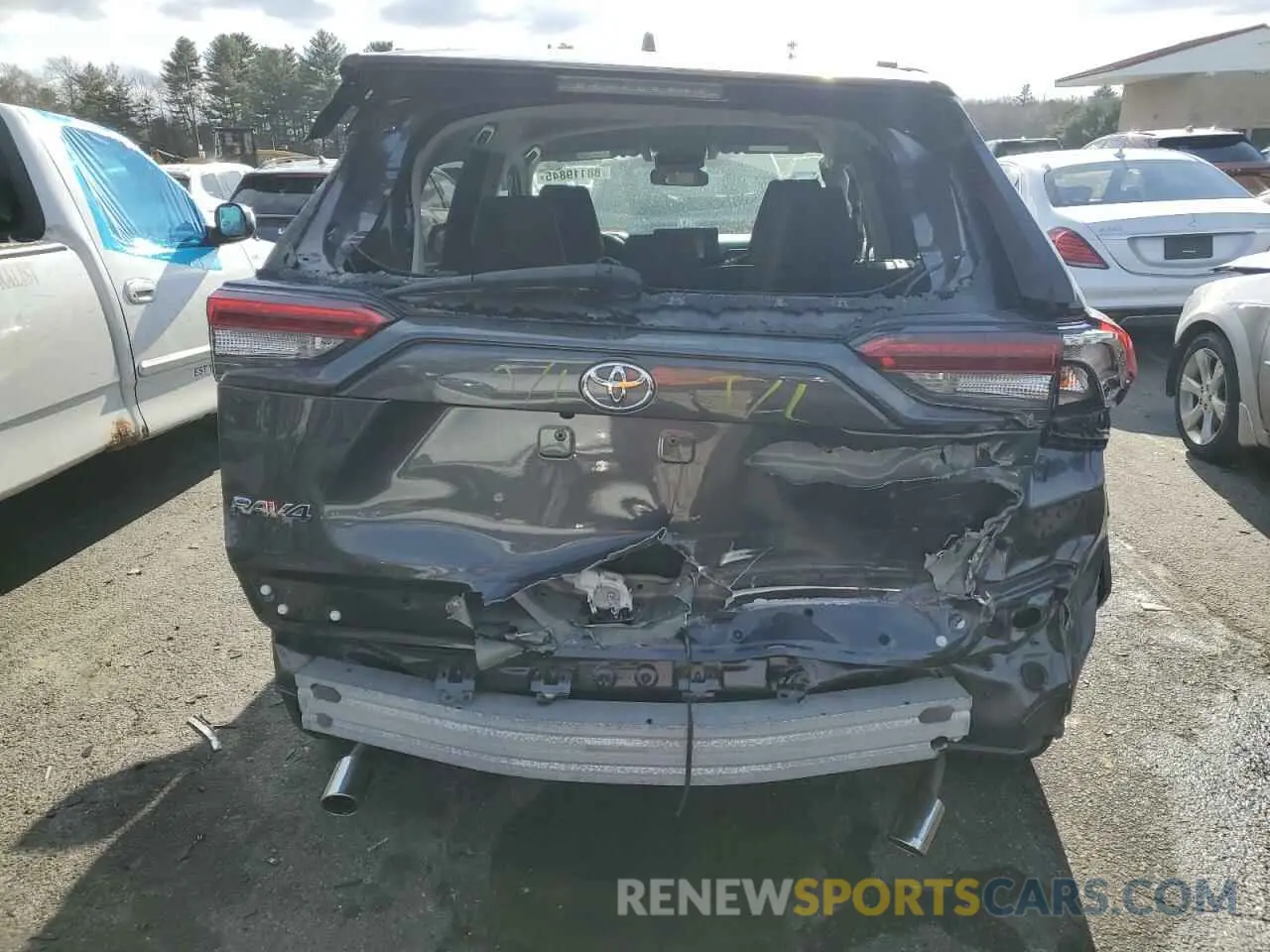 6 Фотография поврежденного автомобиля JTMF1RFV0KD027824 TOYOTA RAV4 2019