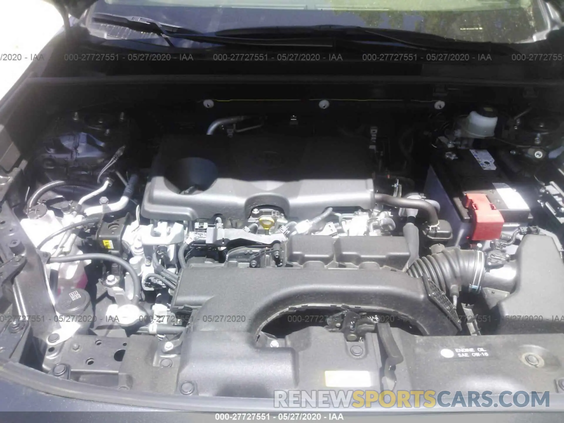 10 Photograph of a damaged car JTMF1RFV1KJ012041 TOYOTA RAV4 2019