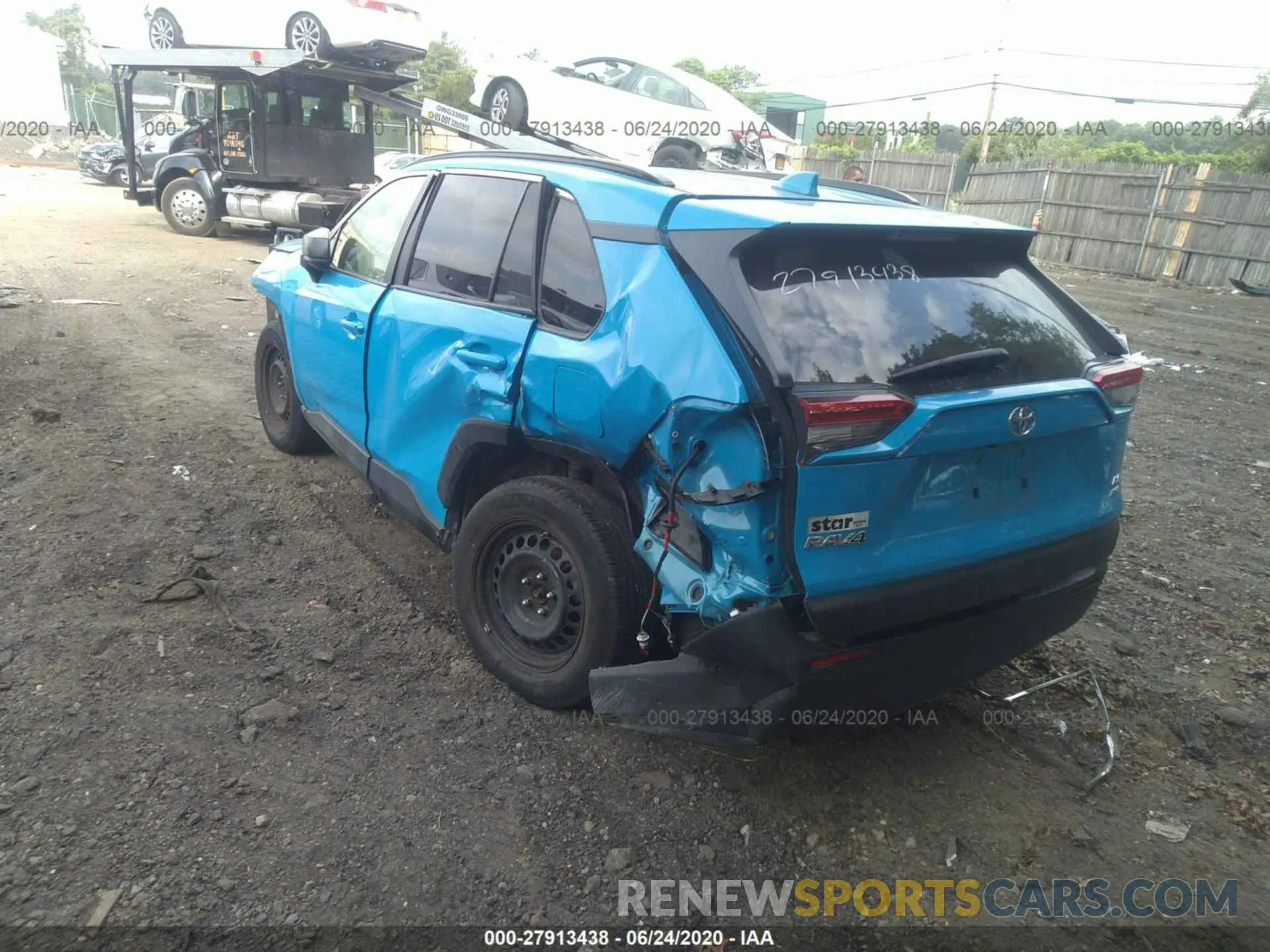 6 Photograph of a damaged car JTMF1RFV5KJ005237 TOYOTA RAV4 2019