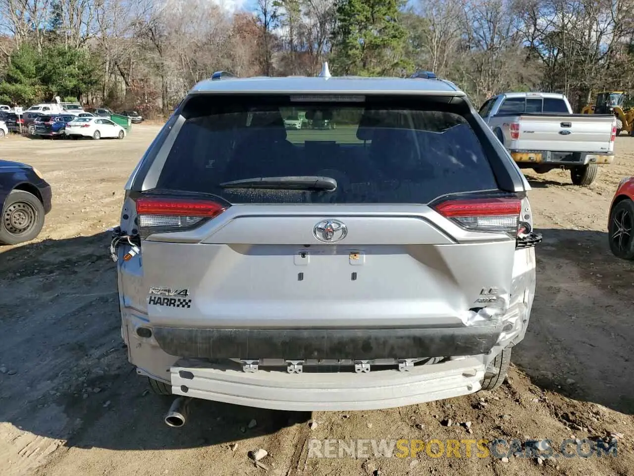 6 Photograph of a damaged car JTMF1RFV8KD015937 TOYOTA RAV4 2019