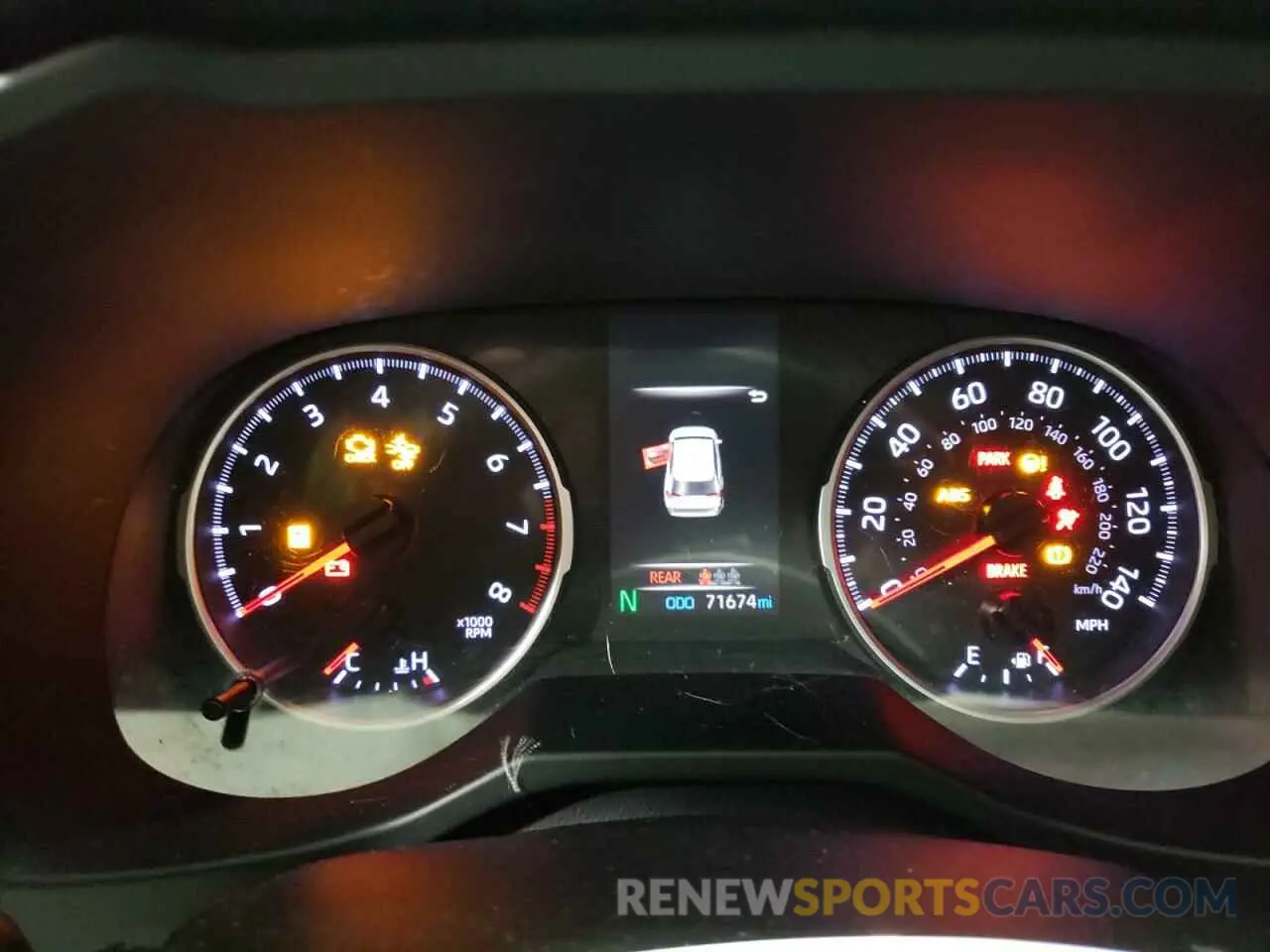 9 Photograph of a damaged car JTMF1RFV8KJ005183 TOYOTA RAV4 2019